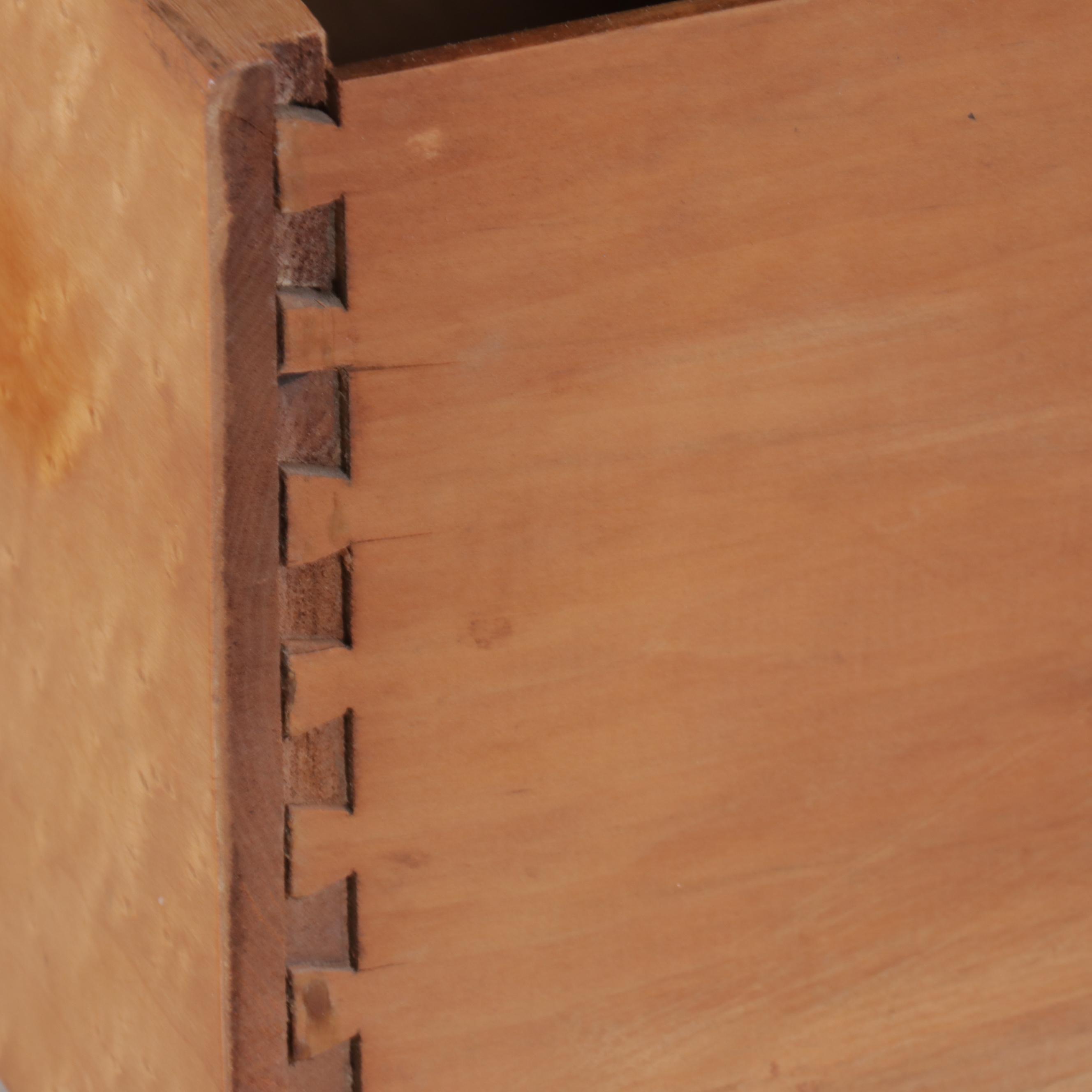 The Geyler Furniture Empire Style Maple Four-Drawer Chest, Early 20th Century