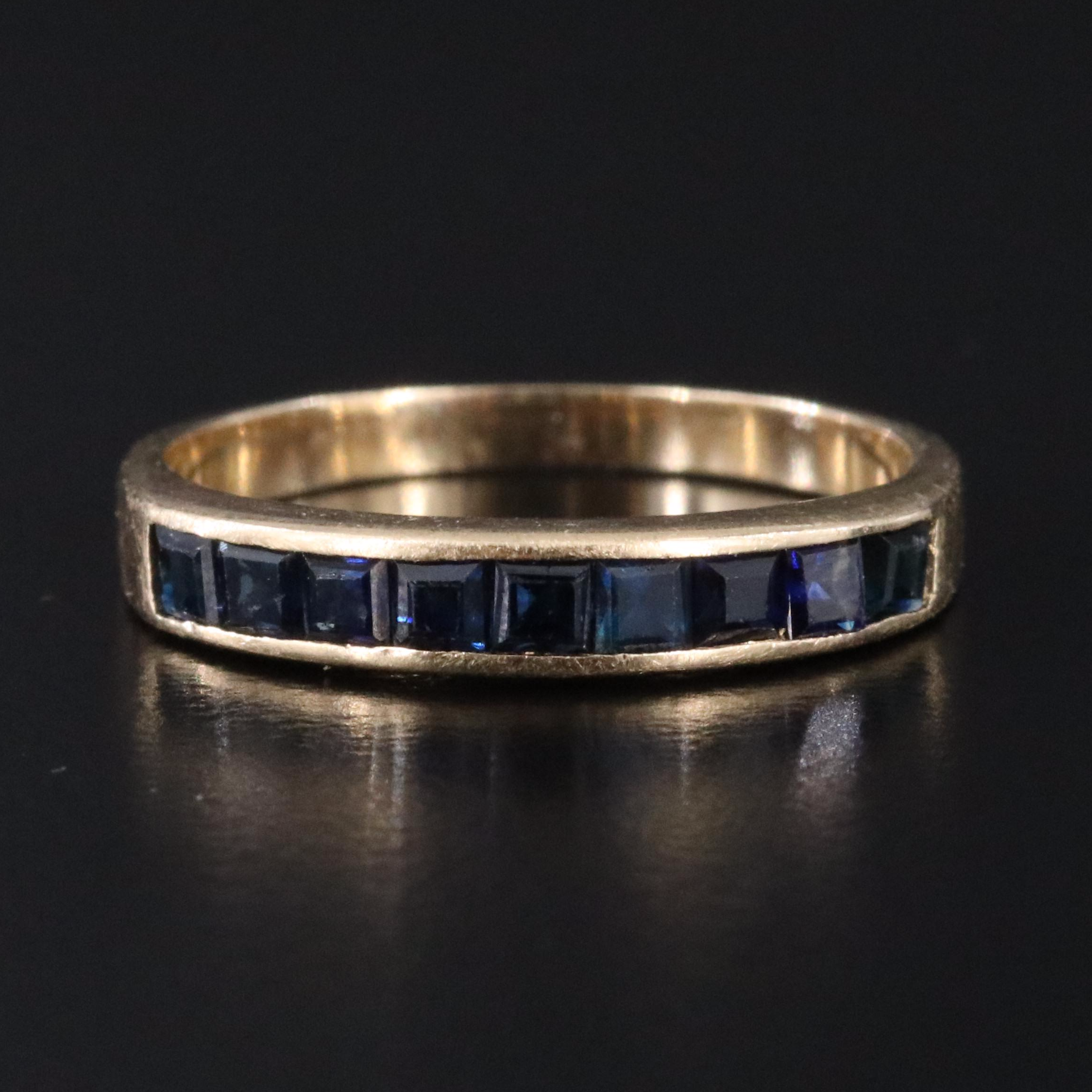 14K Sapphire Ring