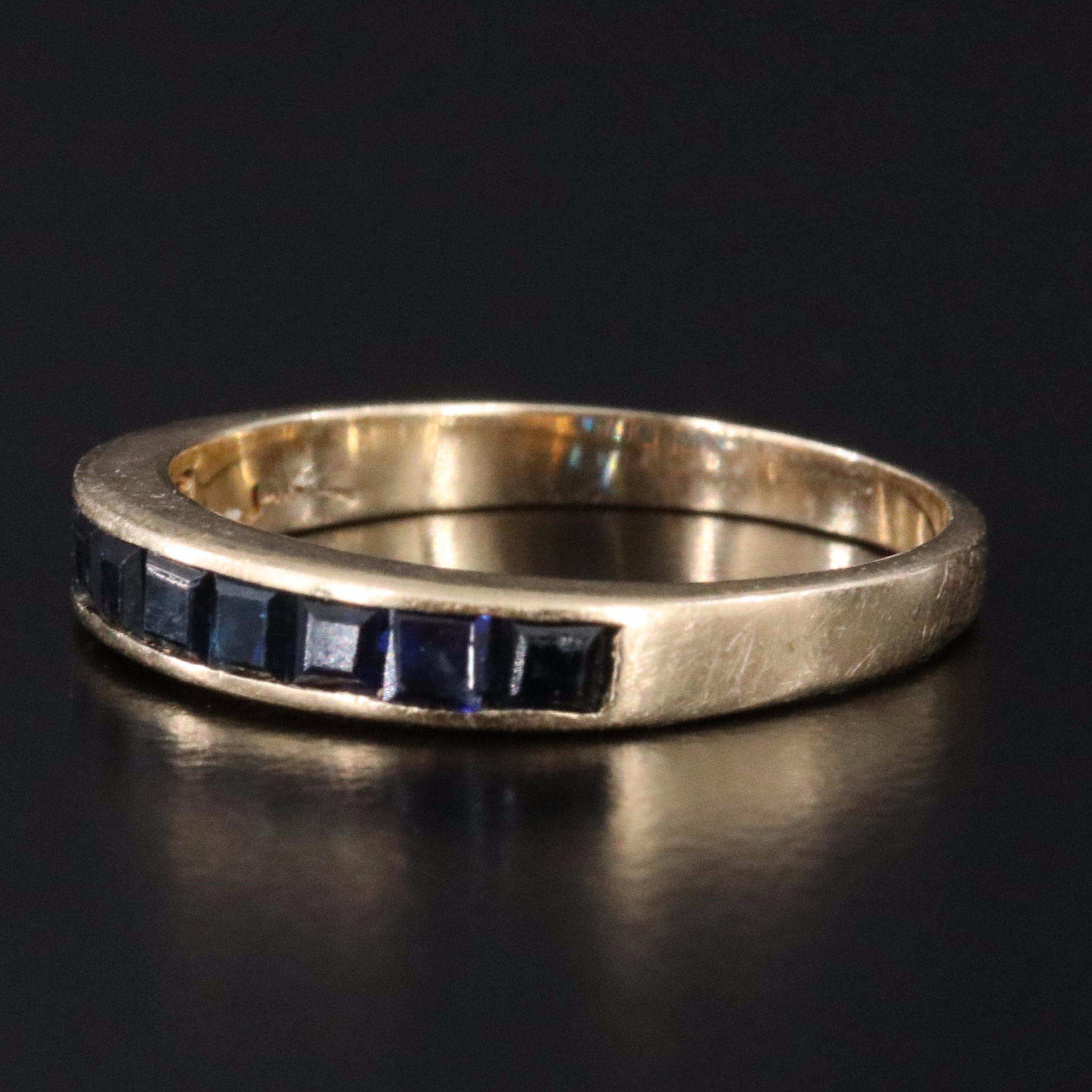 14K Sapphire Ring