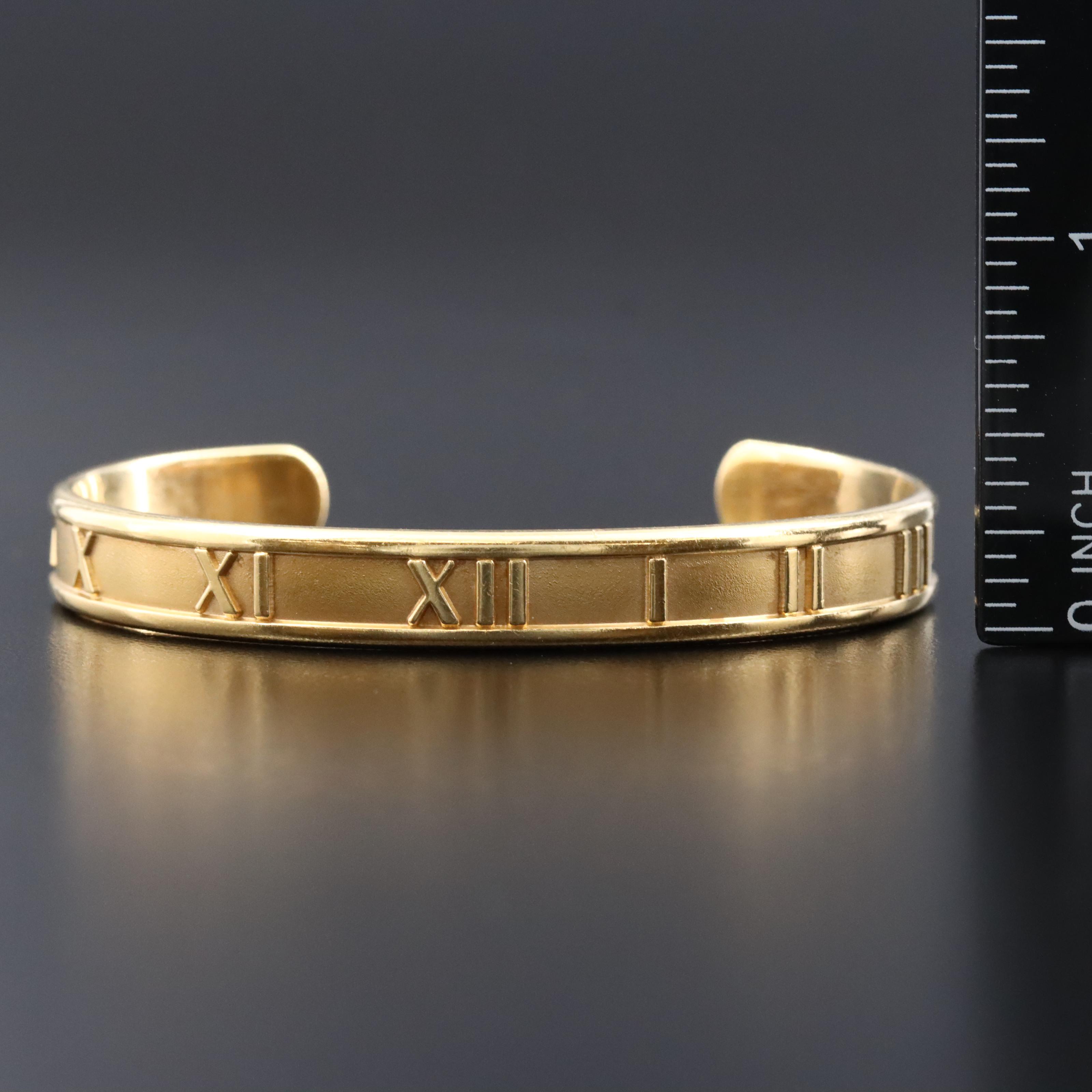 Tiffany & Co. Atlas 18K Cuff Bracelet