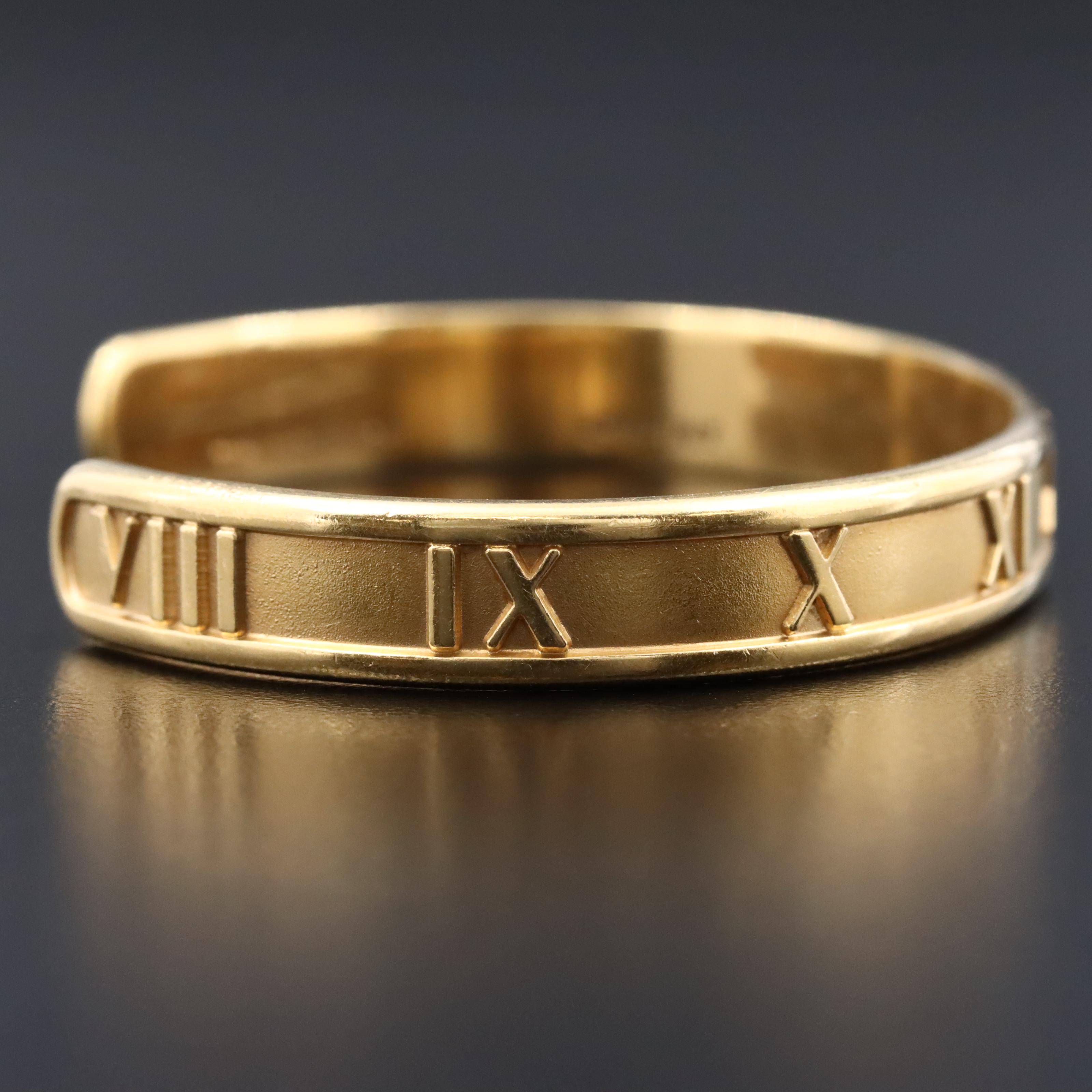 Tiffany & Co. Atlas 18K Cuff Bracelet