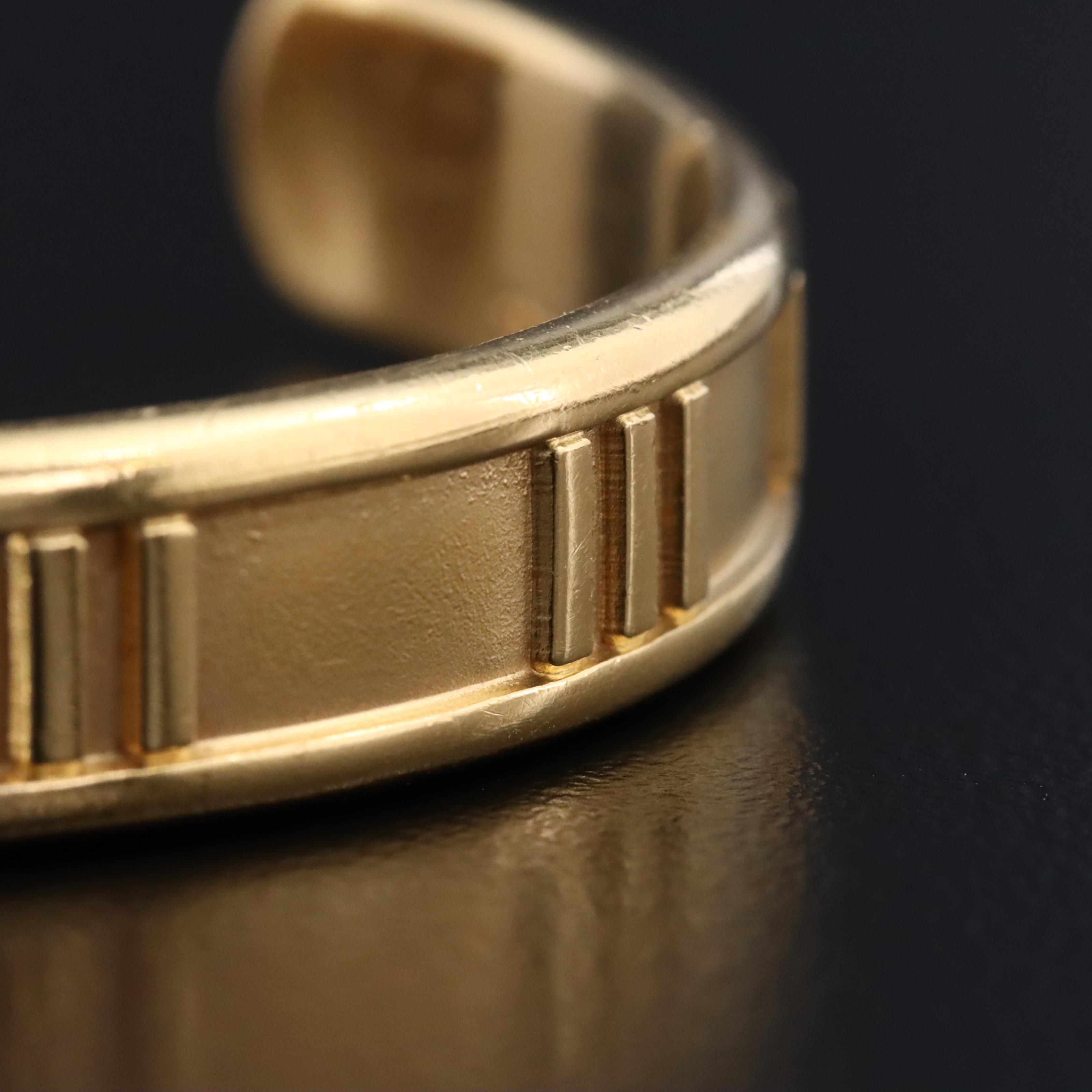 Tiffany & Co. Atlas 18K Cuff Bracelet