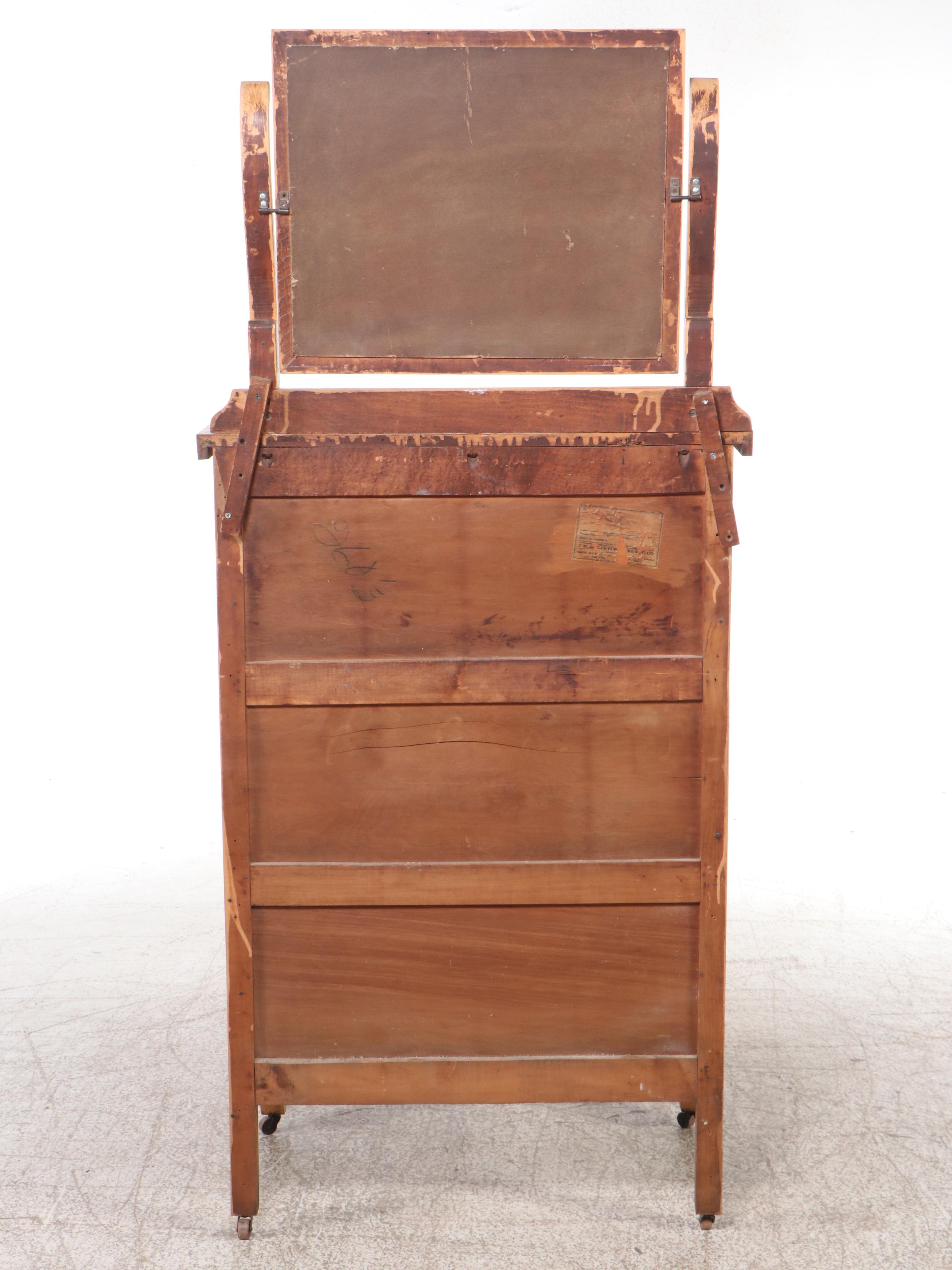 The Geyler Furniture Co. Birdseye Maple Dresser, Early 20th Century