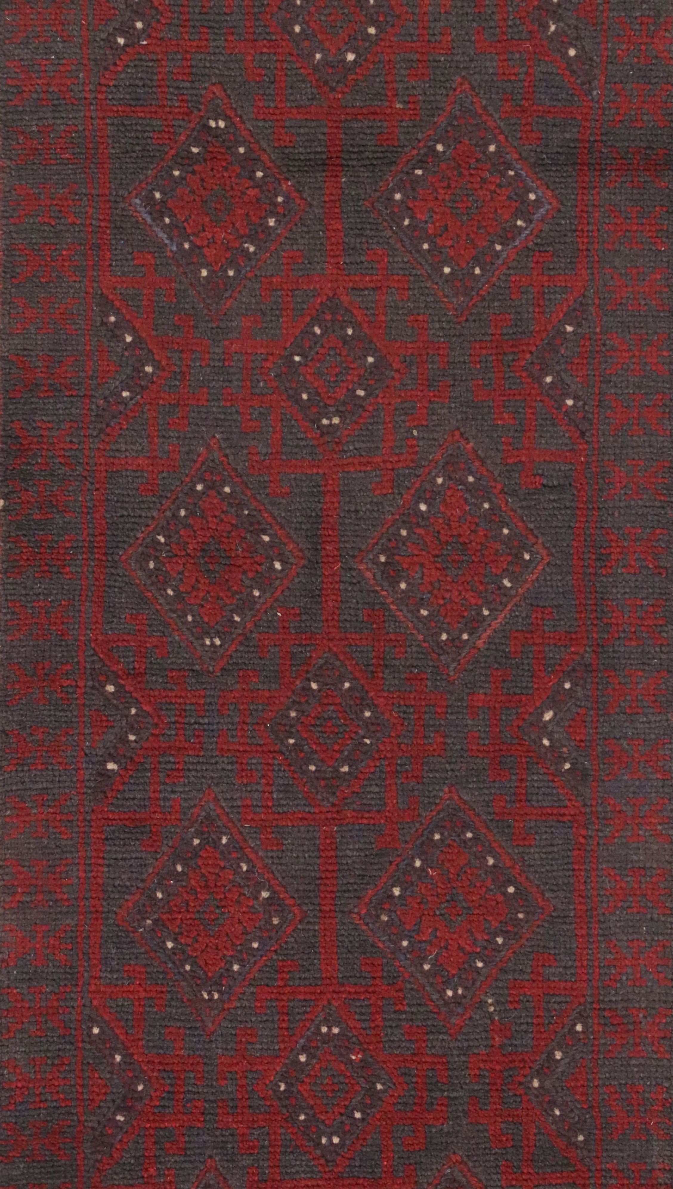 2'2 x 12' Handwoven Afghan Mashwani Carpet Runner