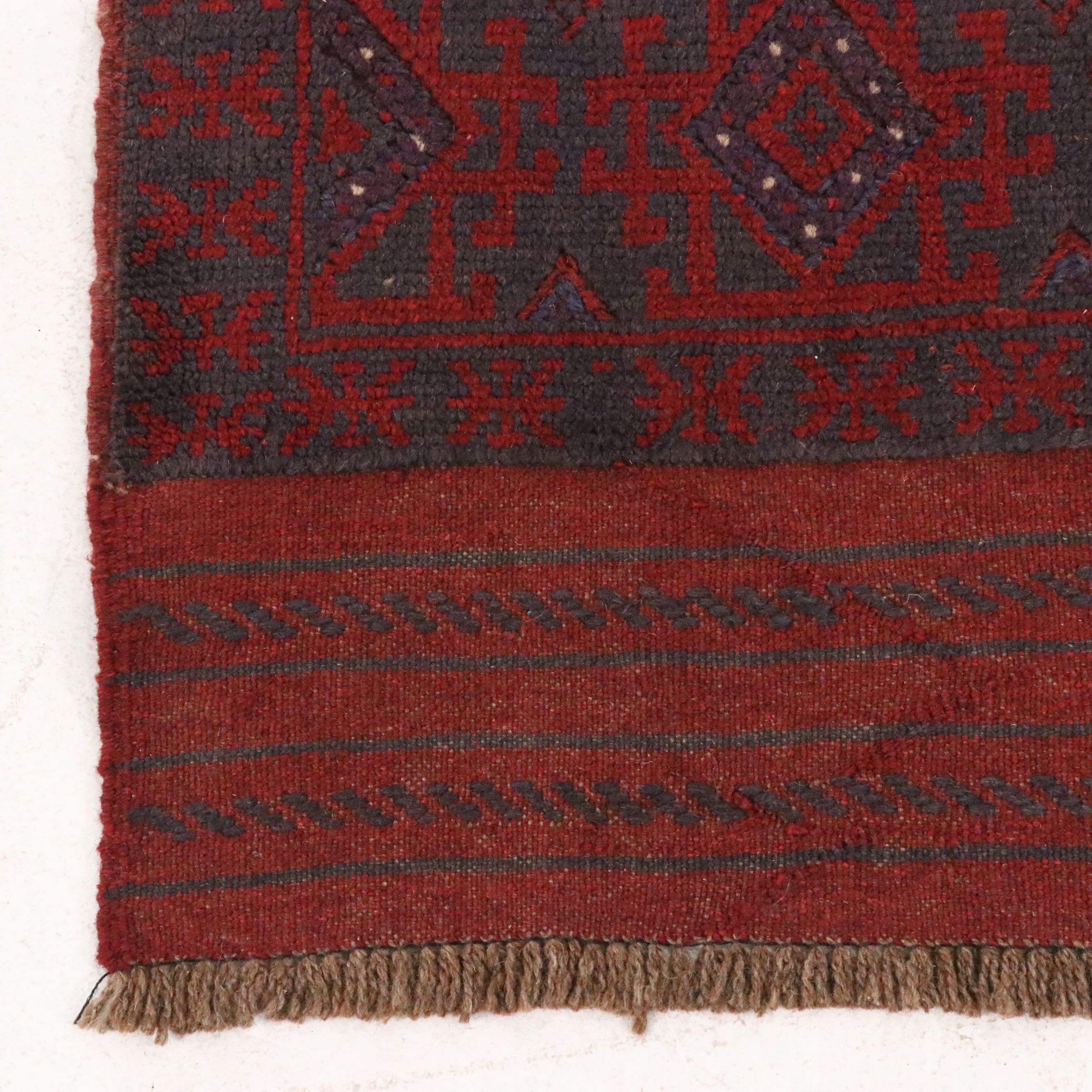 2'2 x 12' Handwoven Afghan Mashwani Carpet Runner