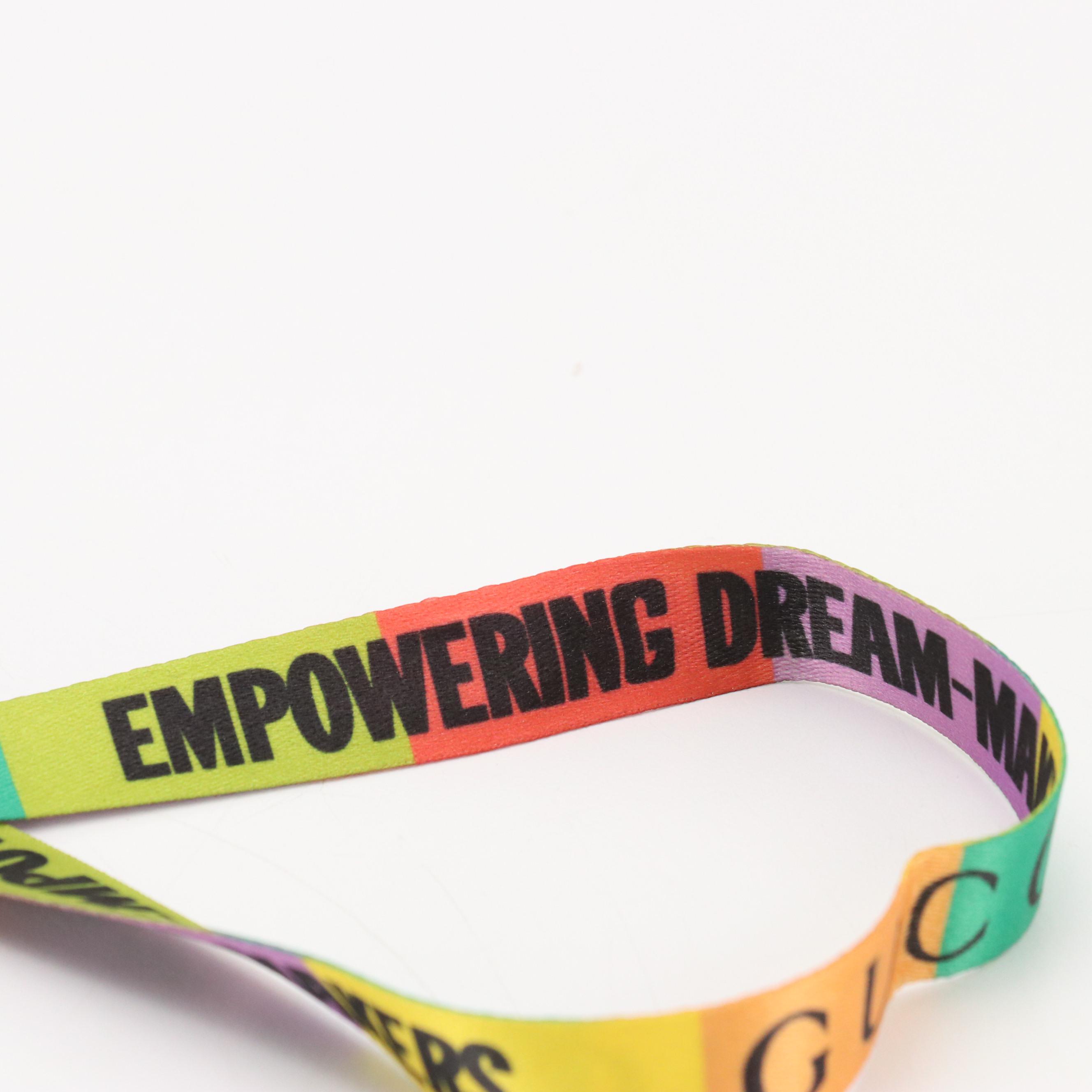 Gucci Empowering Dream-Makers Promotional Tote, Note Pad, Pen and Lanyard