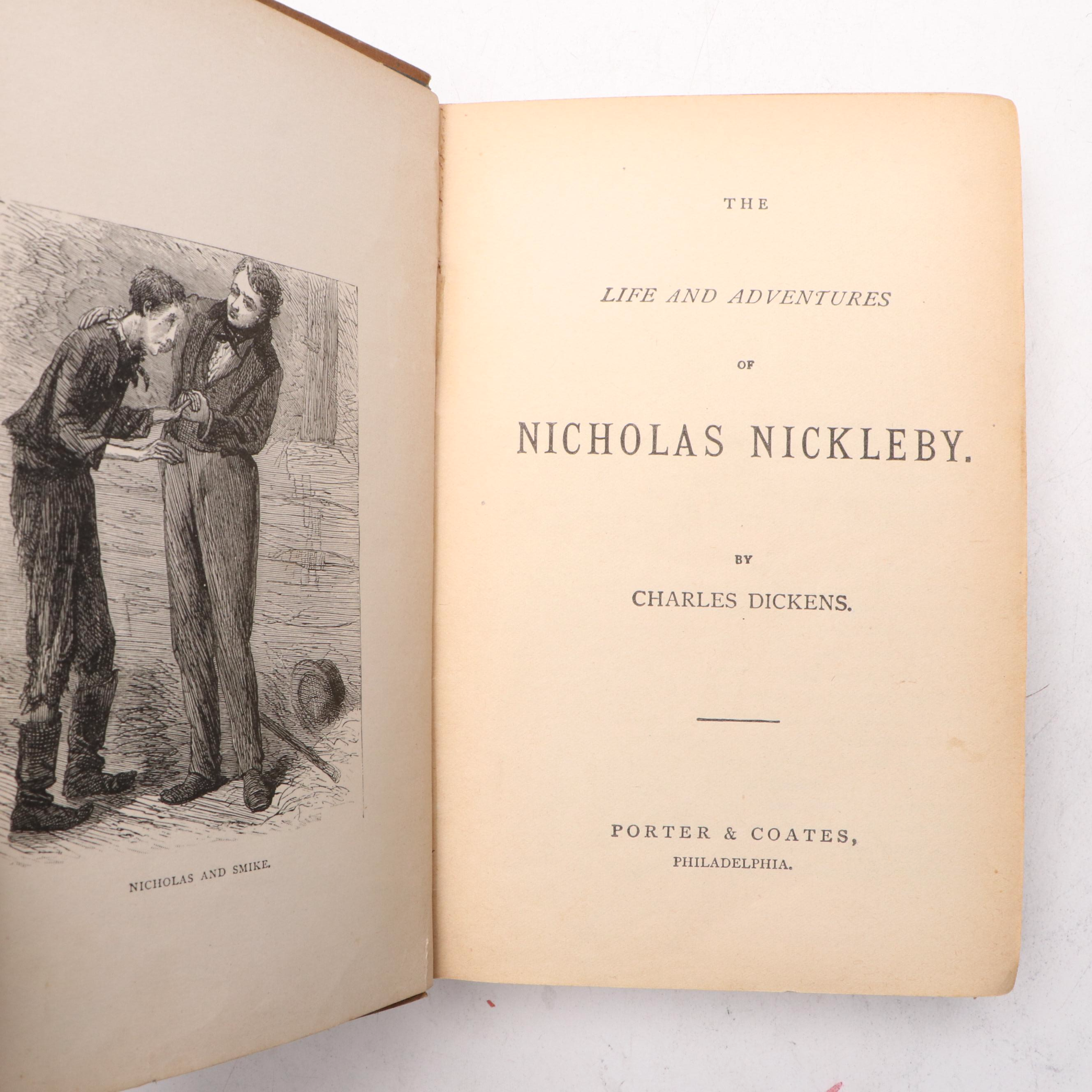 Household Edition "Dombey and Son" by Charles Dickens and More Books