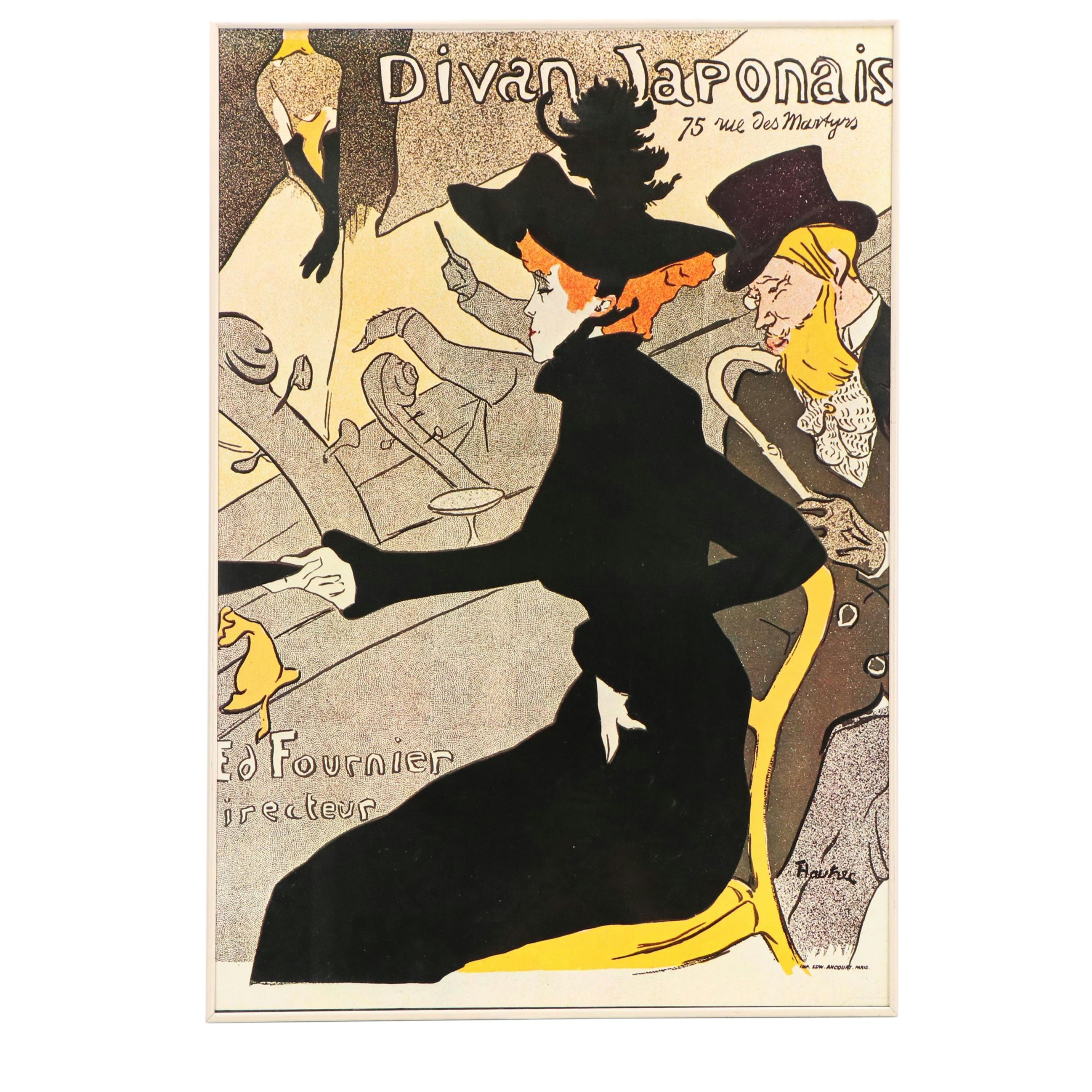 "Divan Japonais" After Henri de Toulouse-Lautrec
