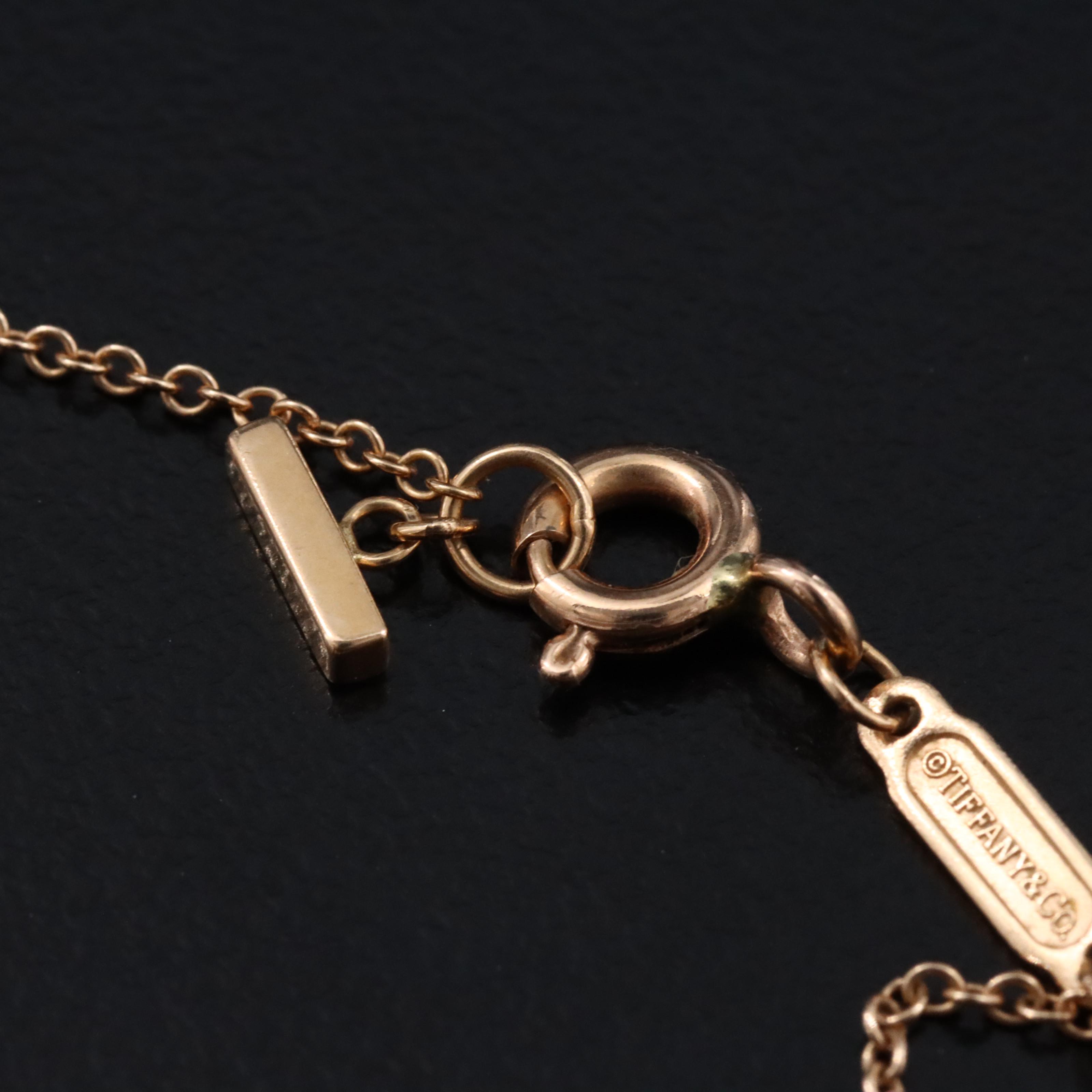 Tiffany & Co. T Smile 18K Rose Gold Necklace