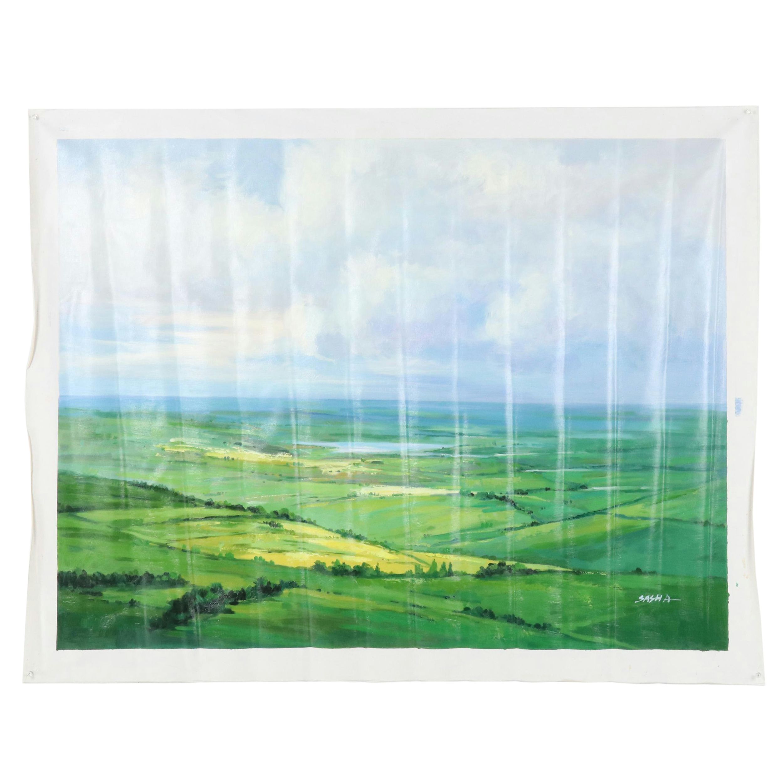 Sasha Landscape Oil Painting, 21st Century