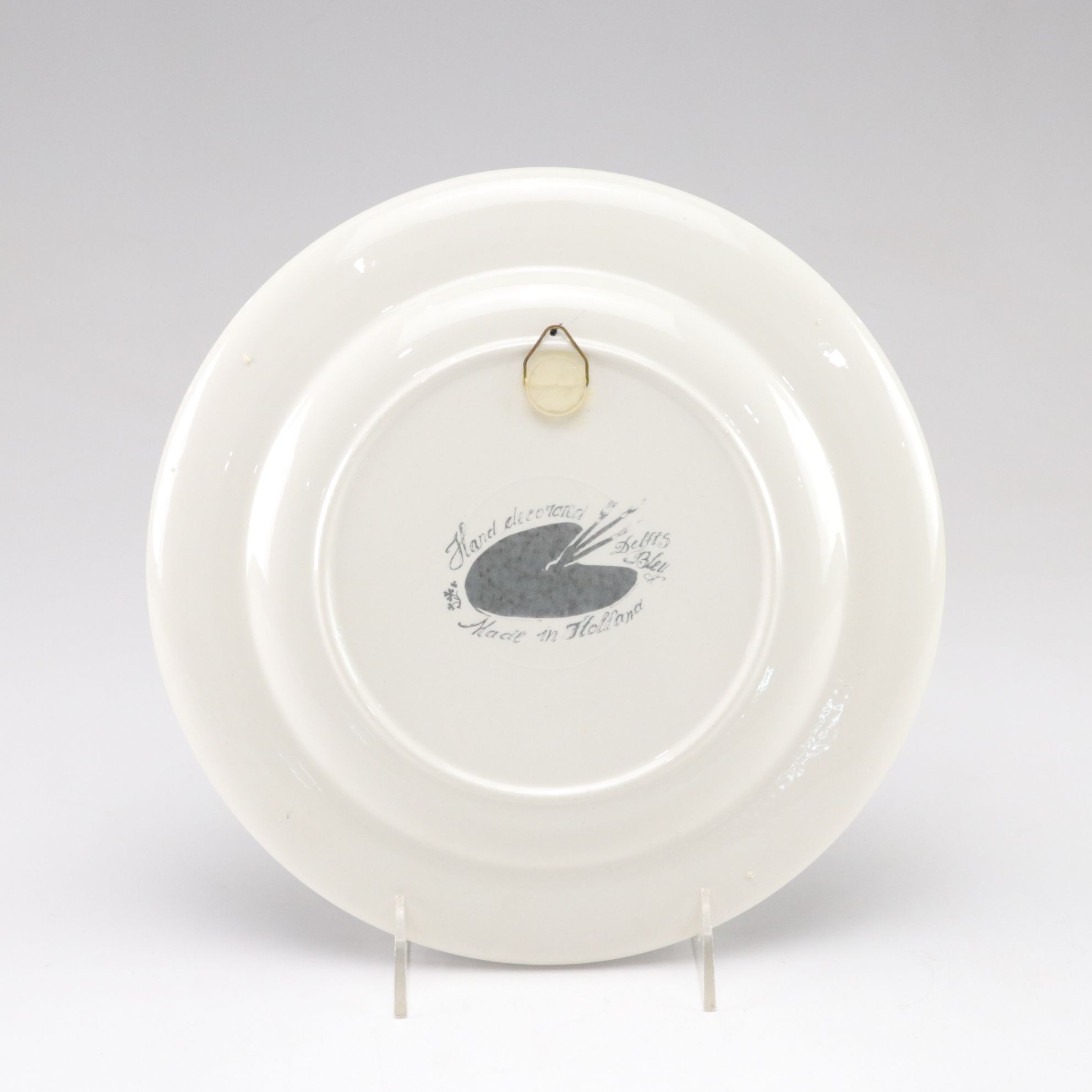 Delft Porcelain Wall Plates, Napkin Rings & Piggy Bank