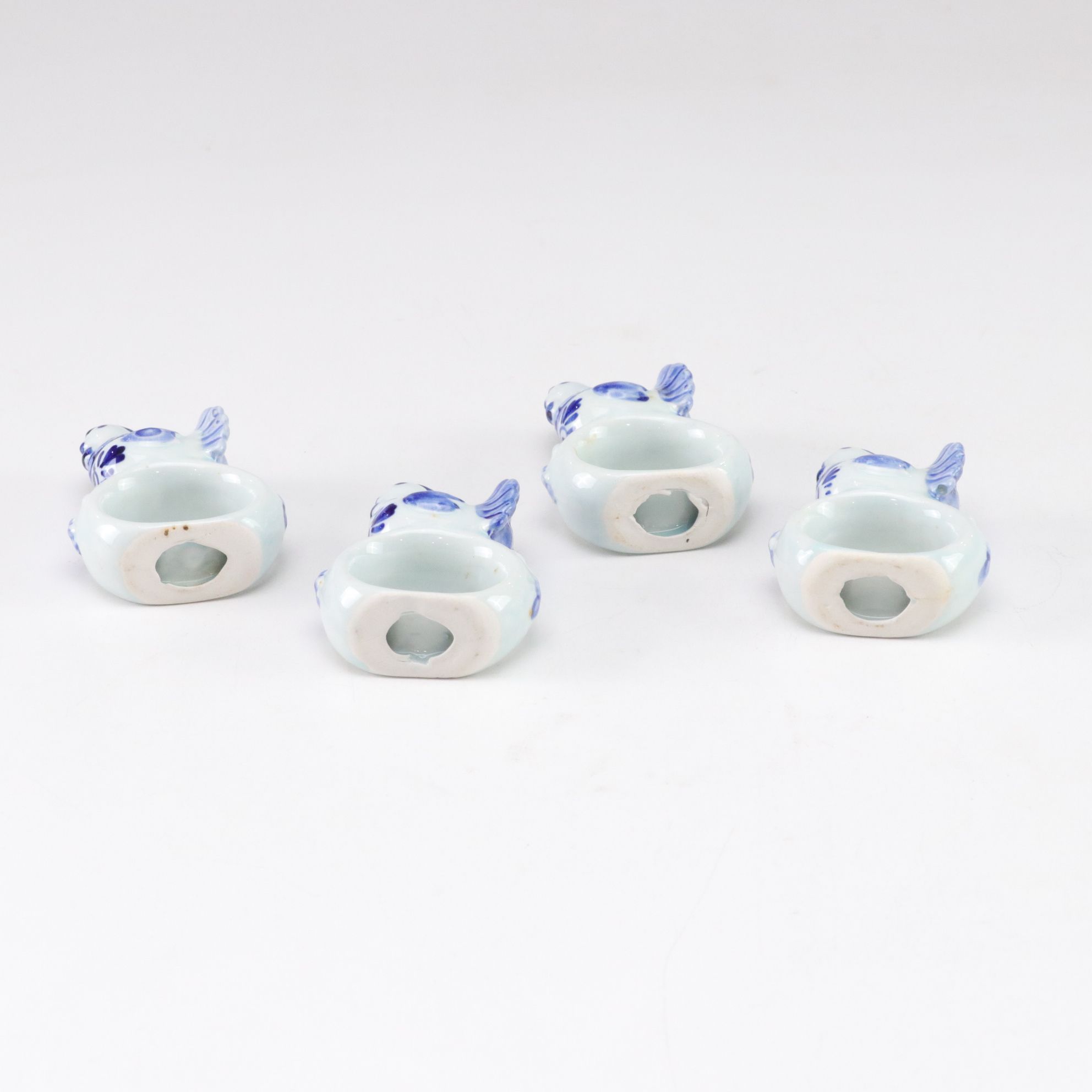 Delft Porcelain Wall Plates, Napkin Rings & Piggy Bank