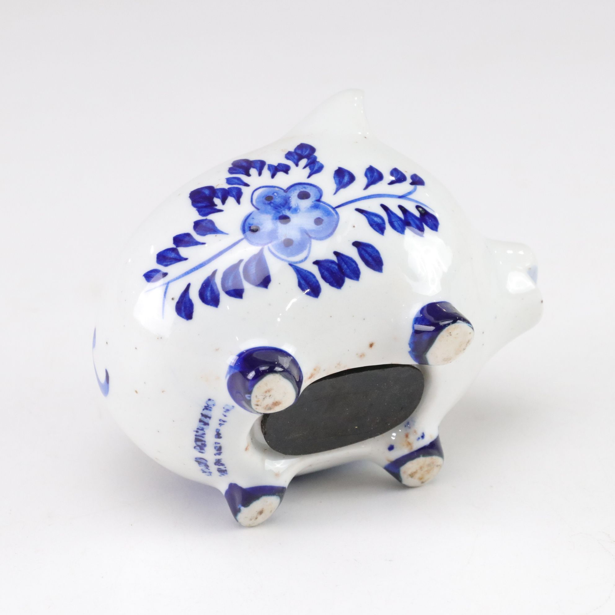 Delft Porcelain Wall Plates, Napkin Rings & Piggy Bank