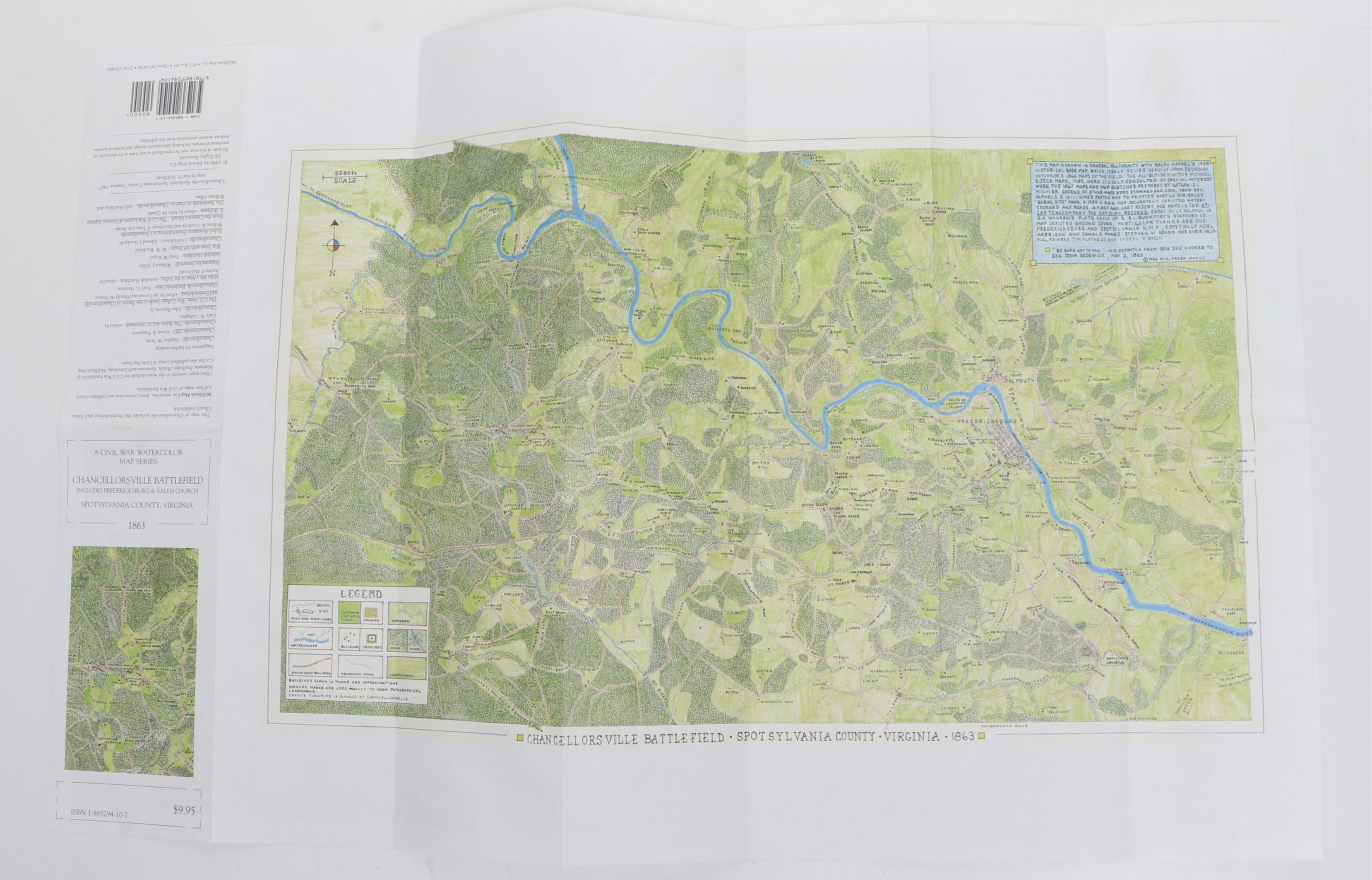 First Edition "Chancellorsville, 1863" and More Civil War Books and Maps