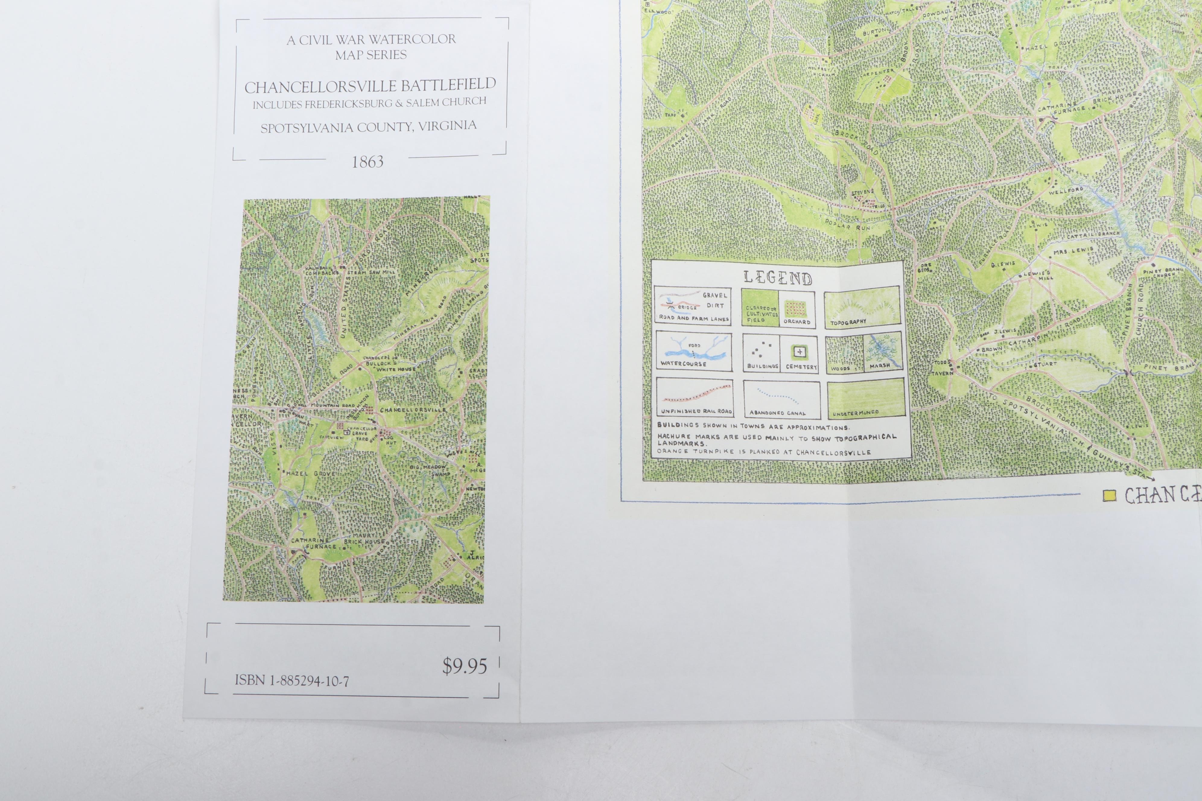 First Edition "Chancellorsville, 1863" and More Civil War Books and Maps