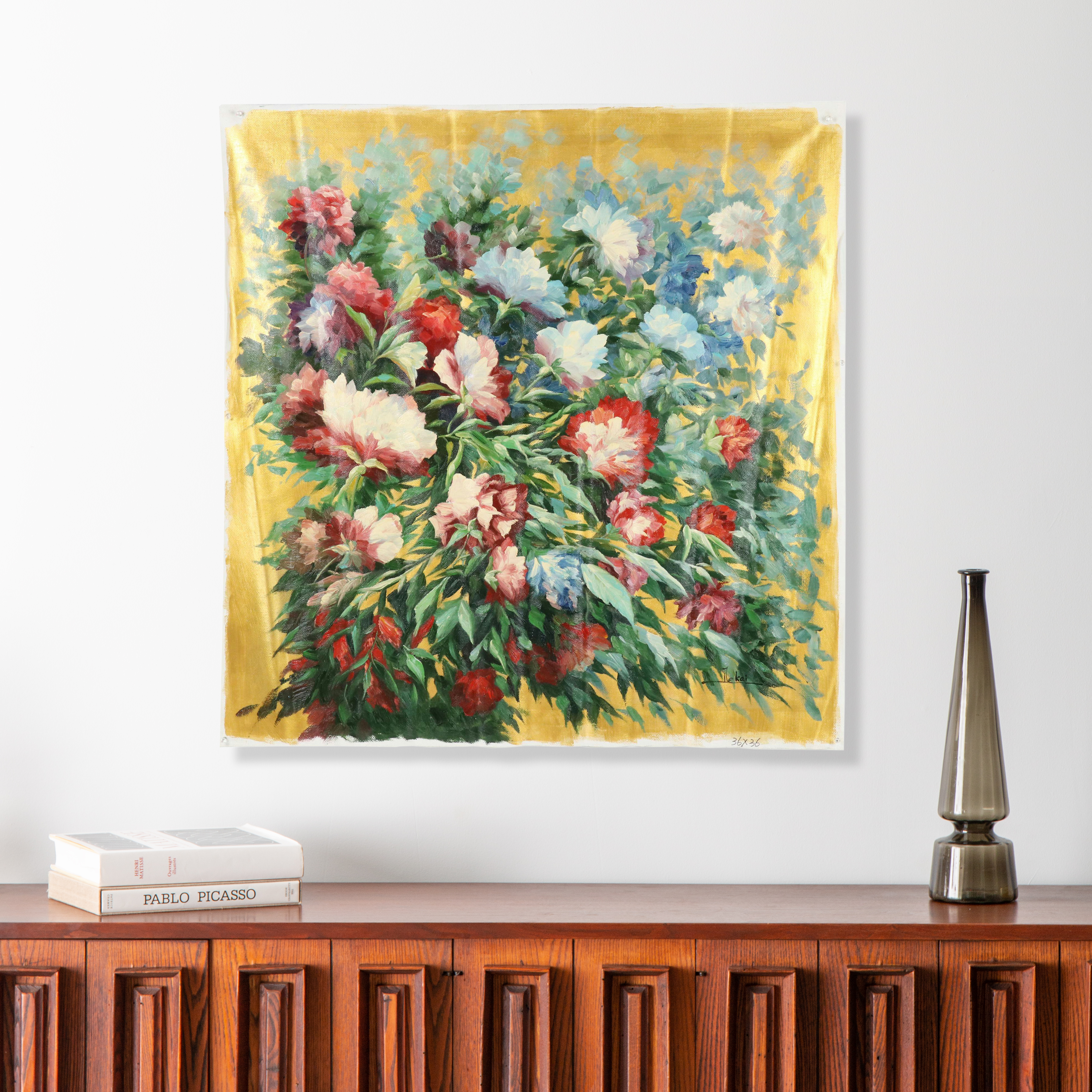 Dekai Floral Oil Painting, 21st Century