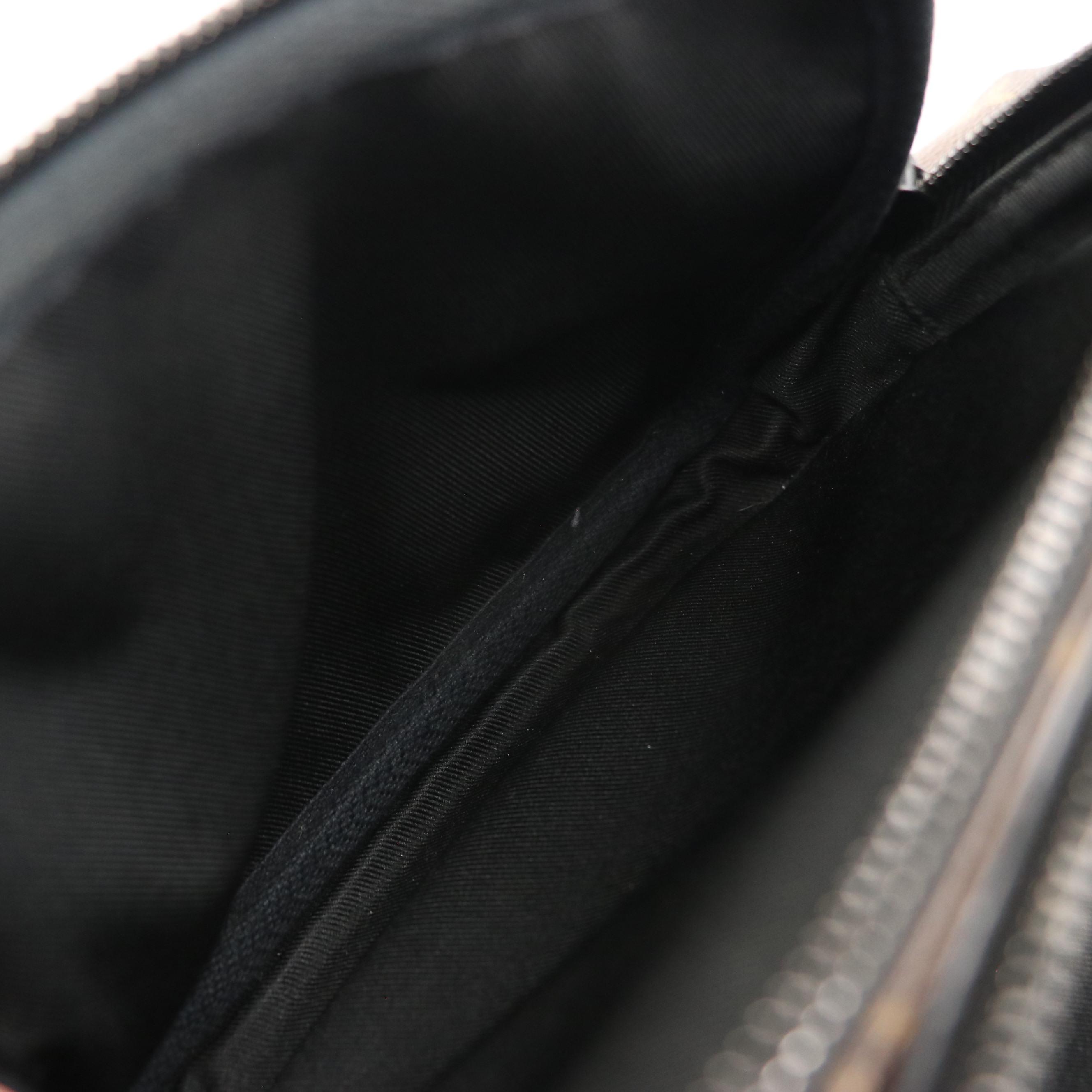 Louis Vuitton Macassar Christopher Bumbag in Monogram Canvas and Black Leather