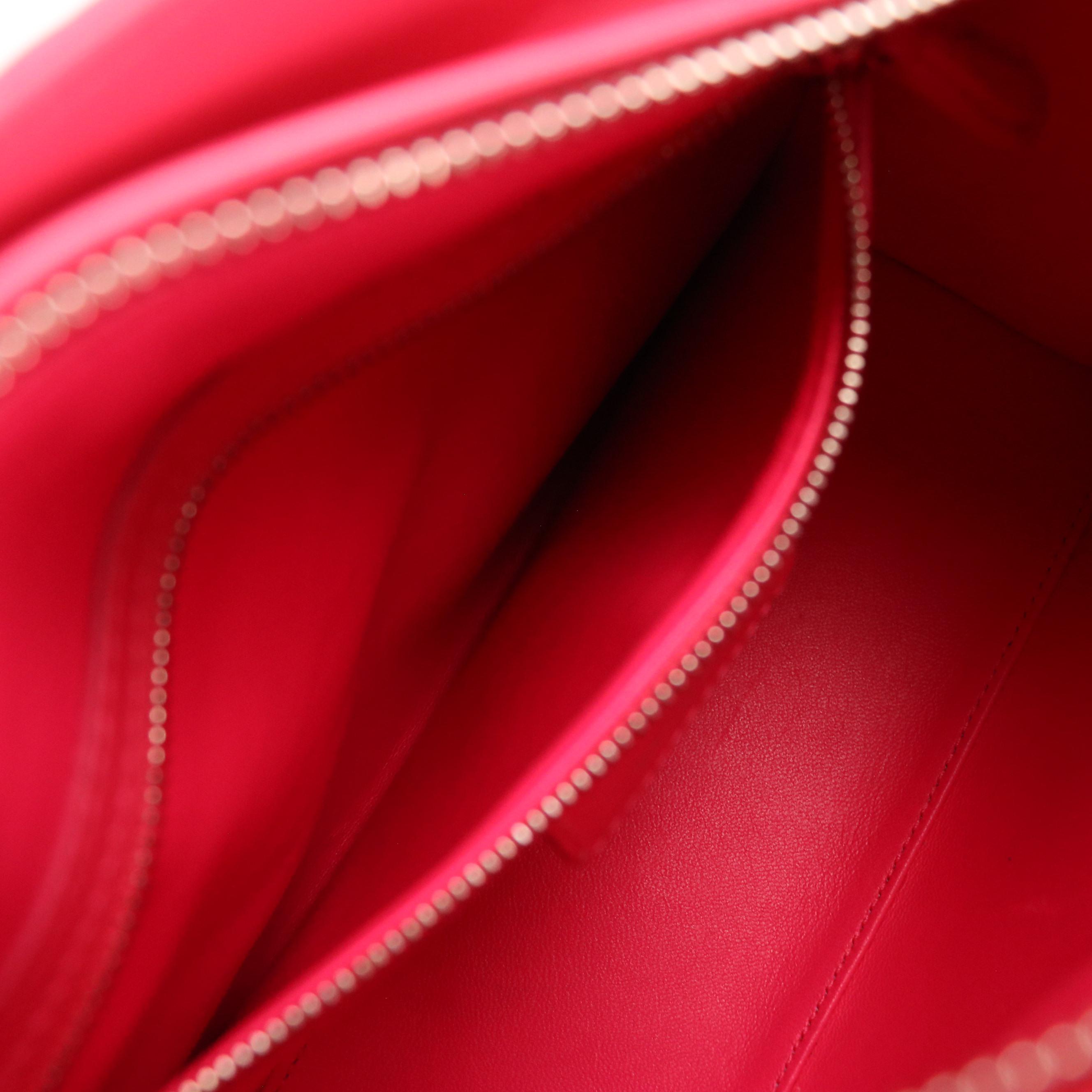 Christian Dior Lady Dior Two-Way Bag in Pink Cannage Embossed Coated Leather