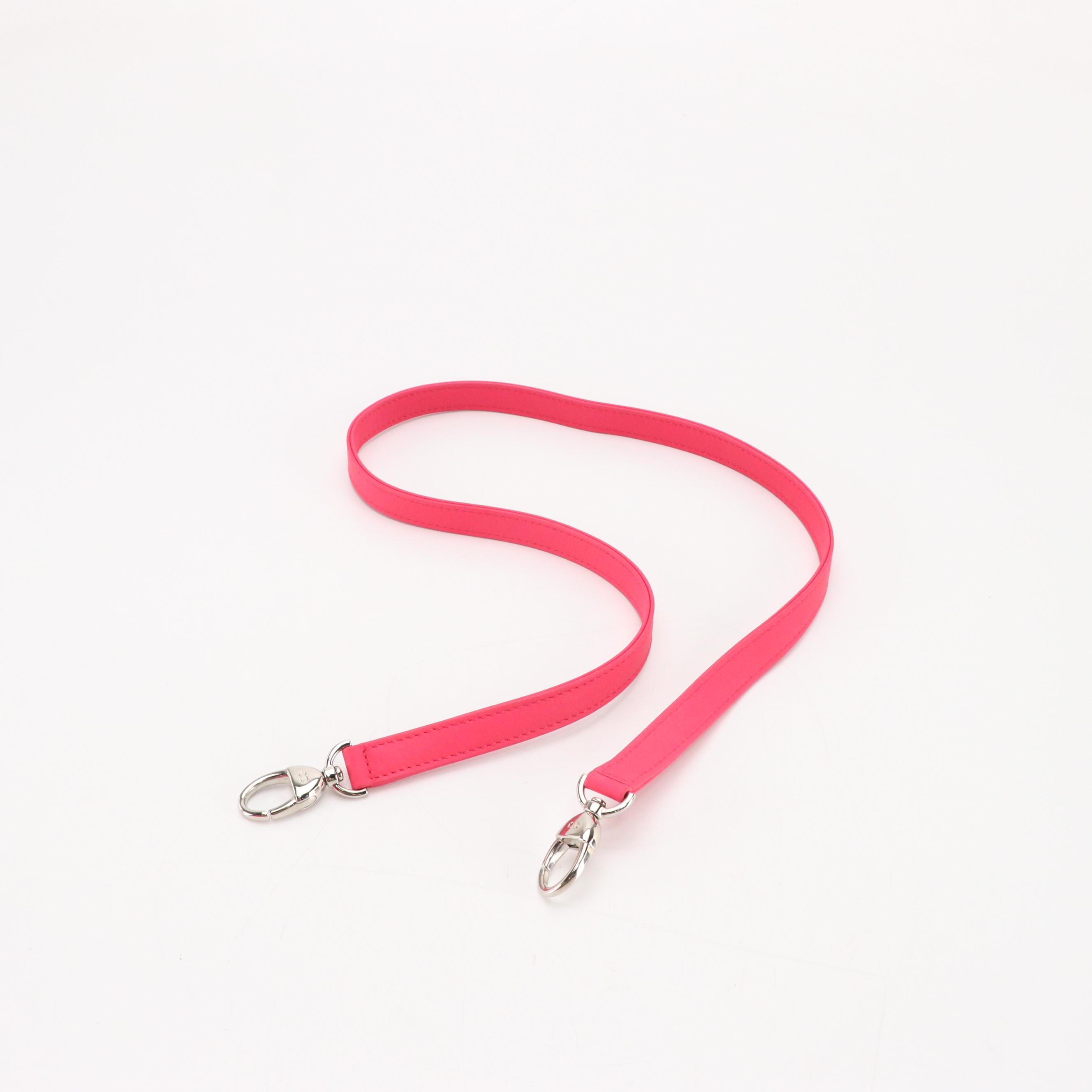 Christian Dior Lady Dior Two-Way Bag in Pink Cannage Embossed Coated Leather