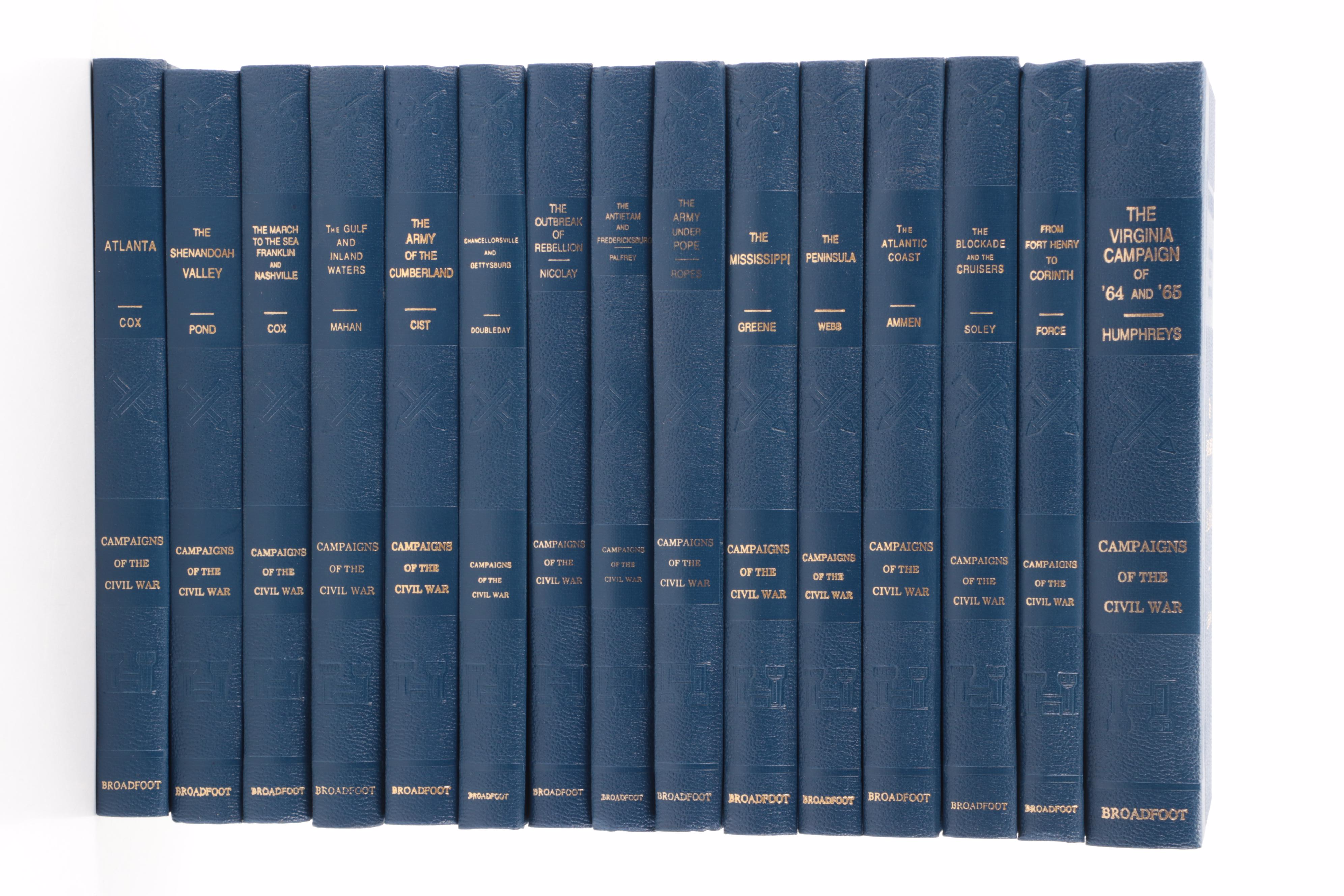 "Campaigns of the Civil War" Fifteen-Volume Set, Late 20th Century
