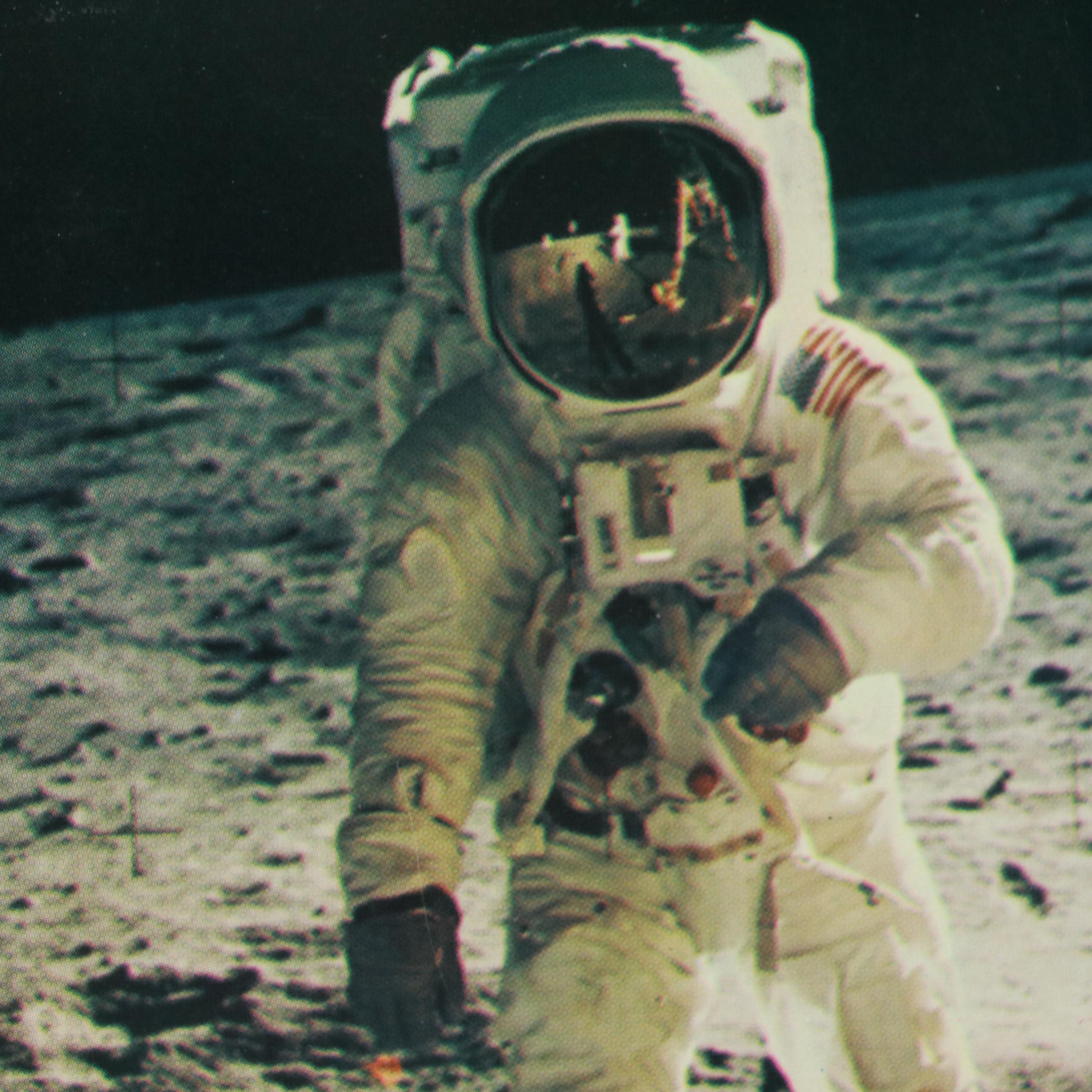 National Geographic "The Earth's Moon" Map and NASA Photo Prints