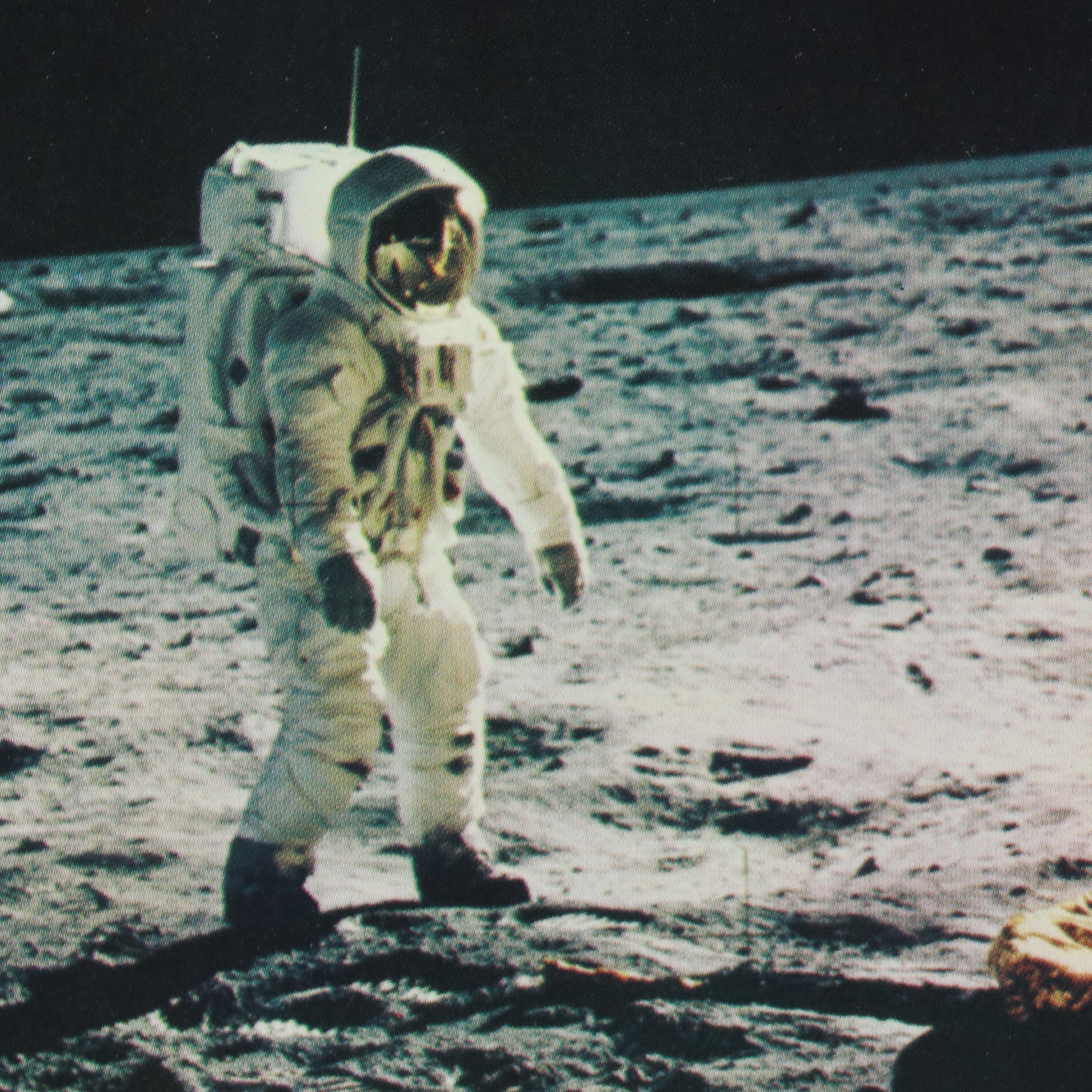 National Geographic "The Earth's Moon" Map and NASA Photo Prints