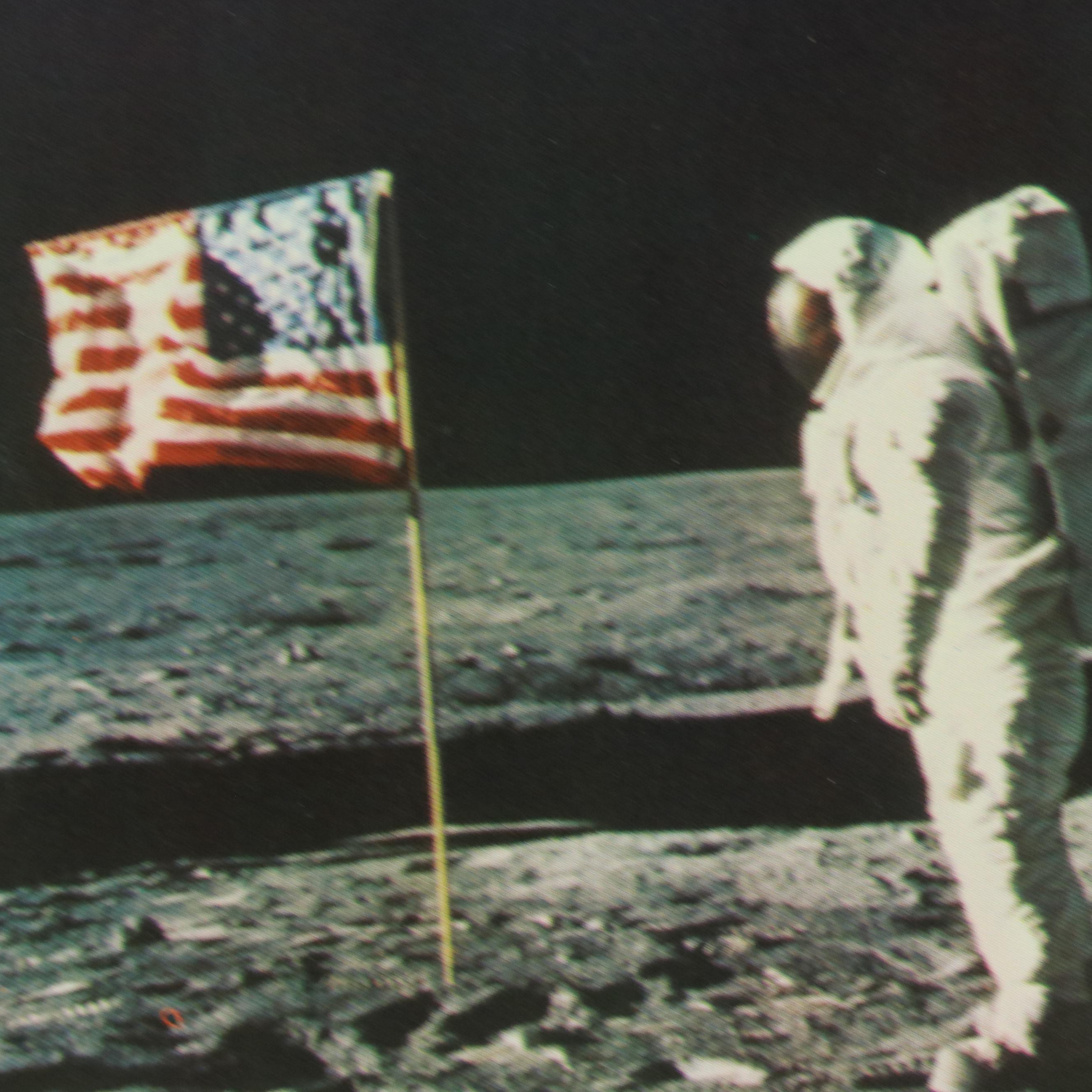 National Geographic "The Earth's Moon" Map and NASA Photo Prints