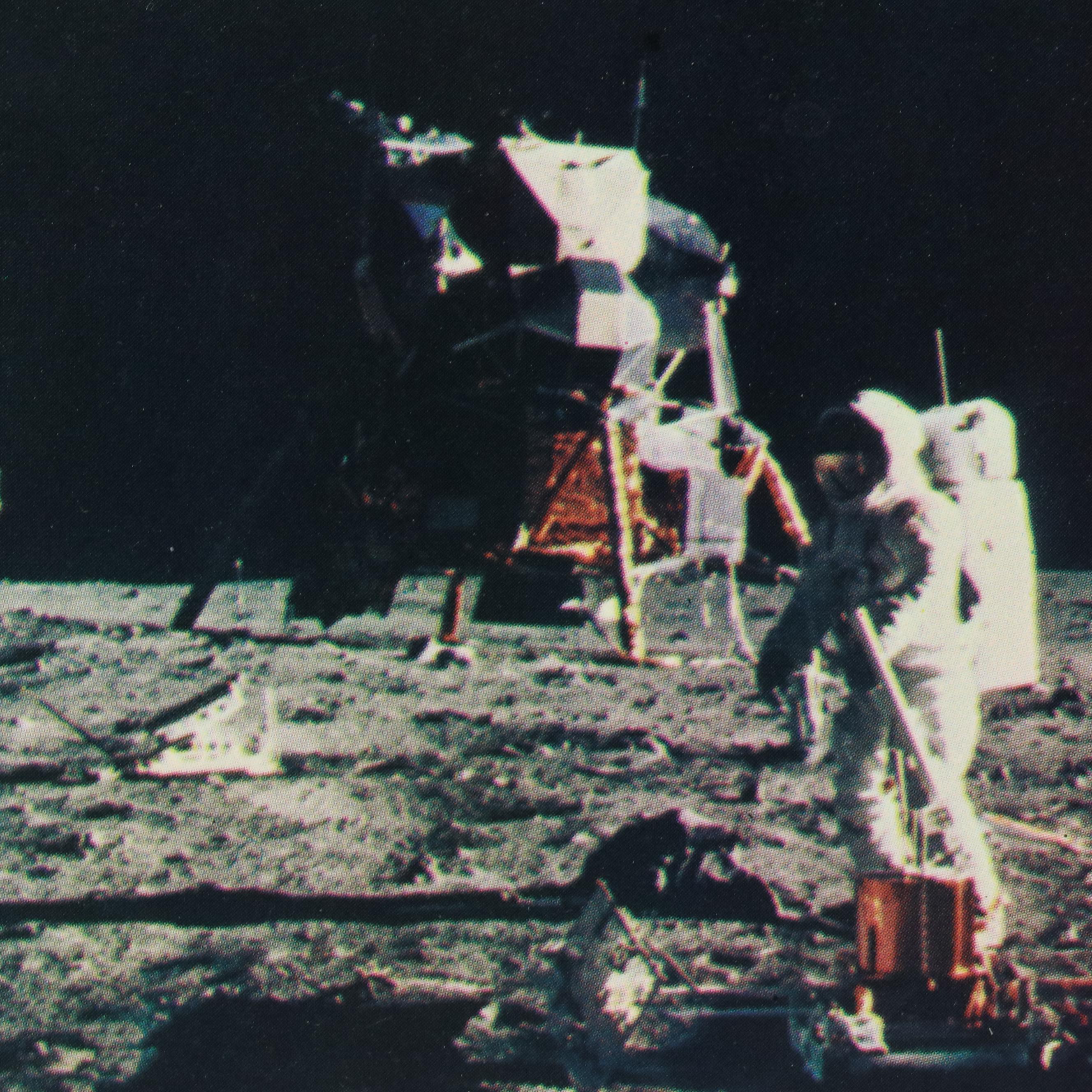 National Geographic "The Earth's Moon" Map and NASA Photo Prints