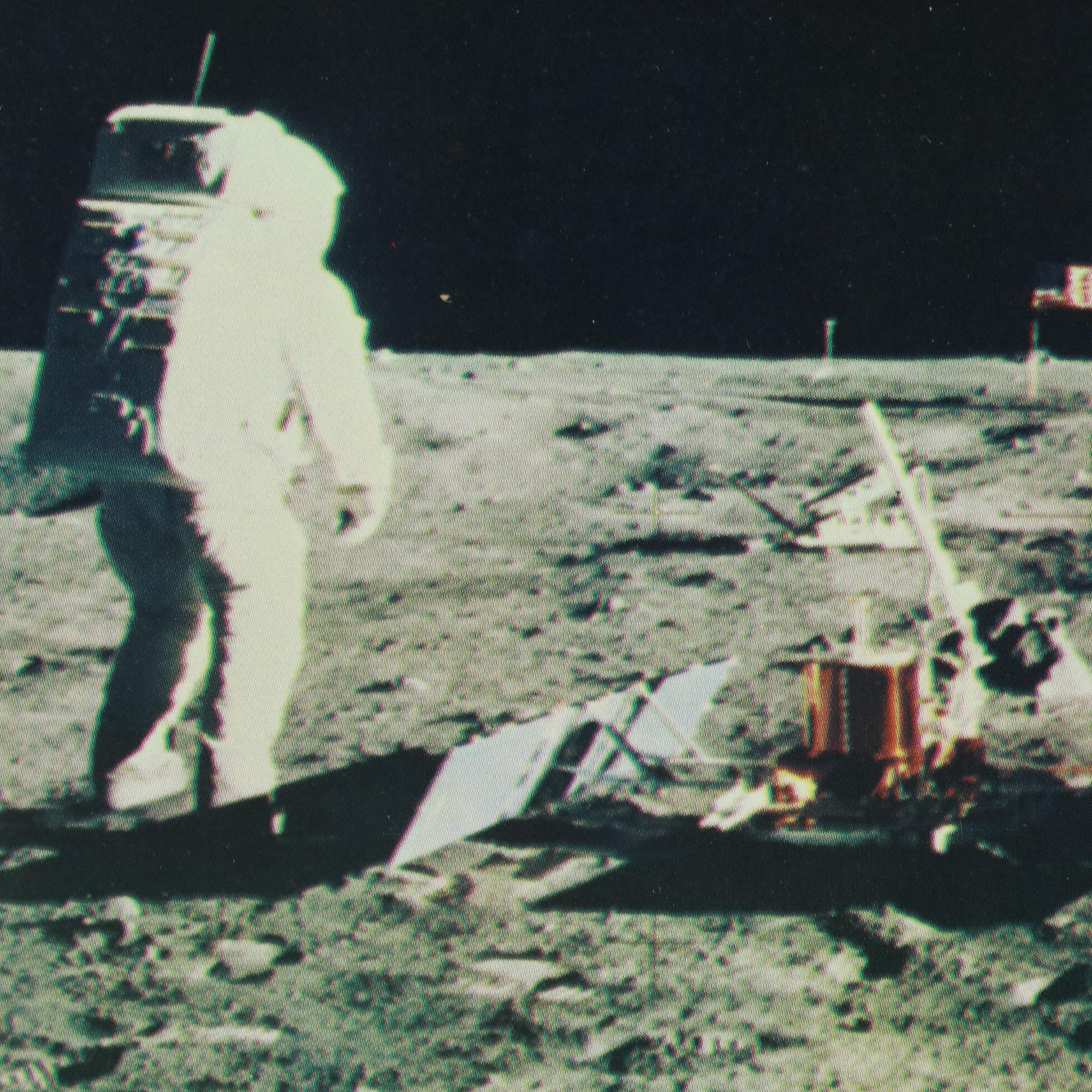 National Geographic "The Earth's Moon" Map and NASA Photo Prints