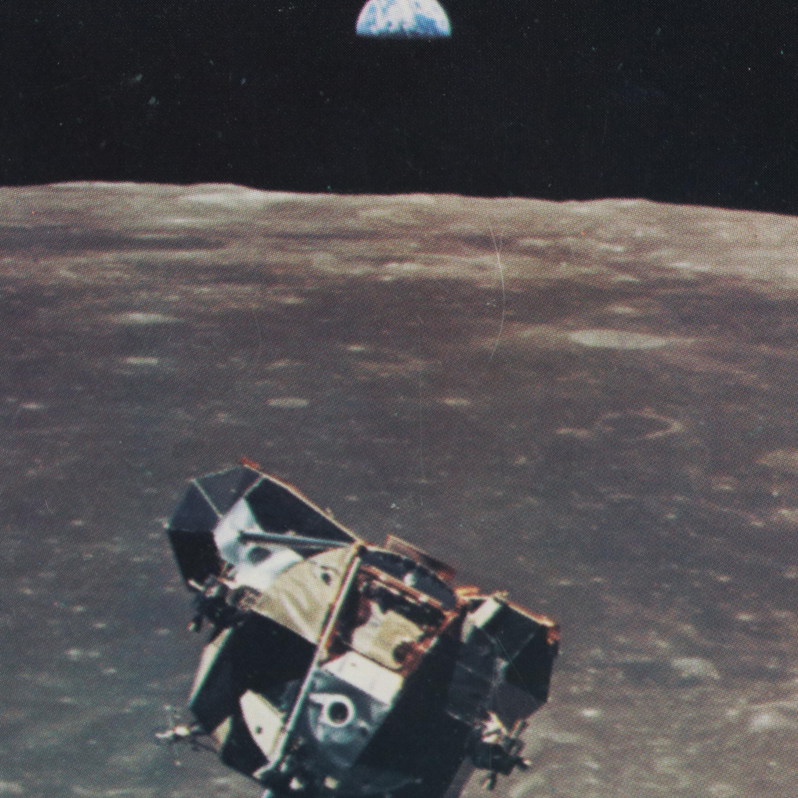 National Geographic "The Earth's Moon" Map and NASA Photo Prints