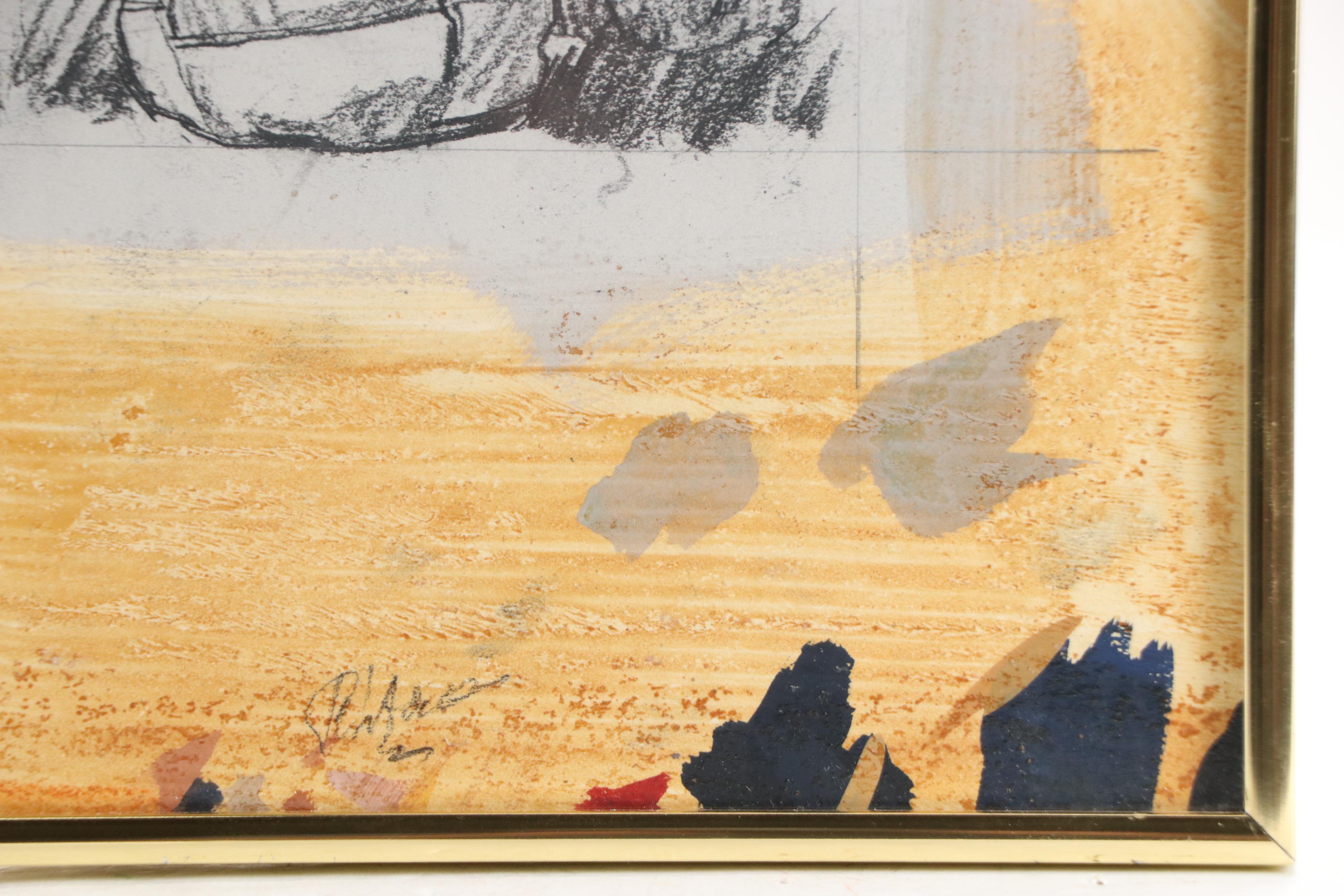 Modern Mixed Media Illustration "Have Fun!," Mid-20th Century