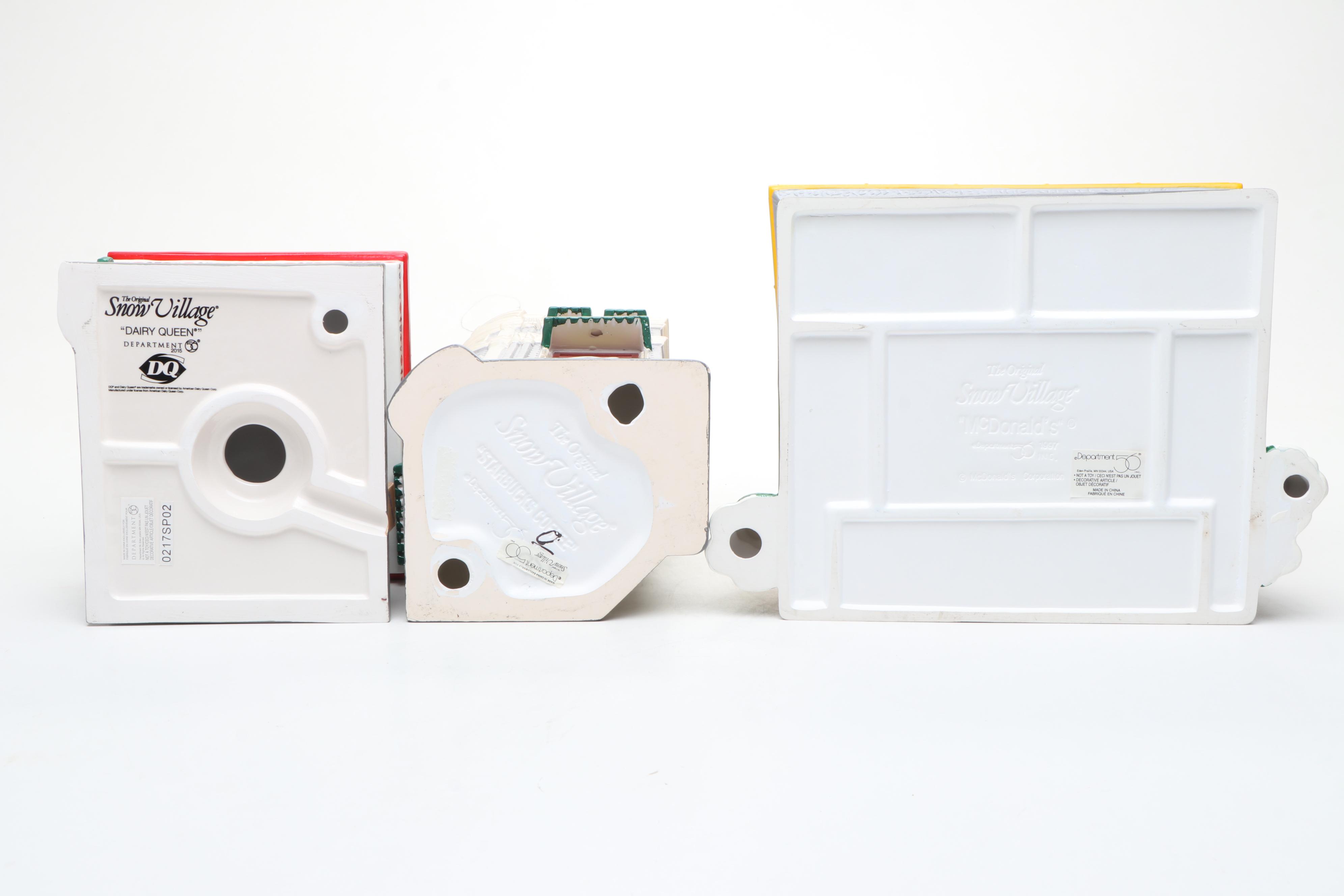 Department 56 "Snow Village" Ceramic Buildings and Accessories