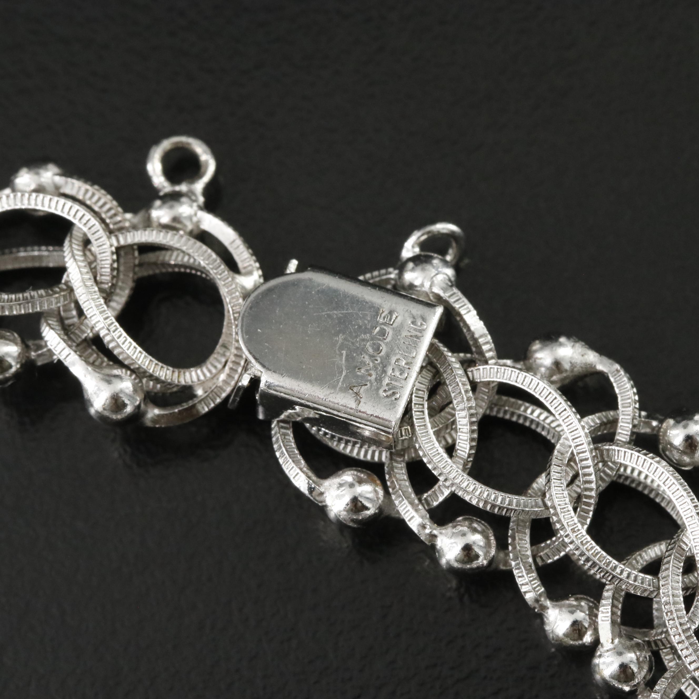 Vintage Charm Bracelet Including Sterling