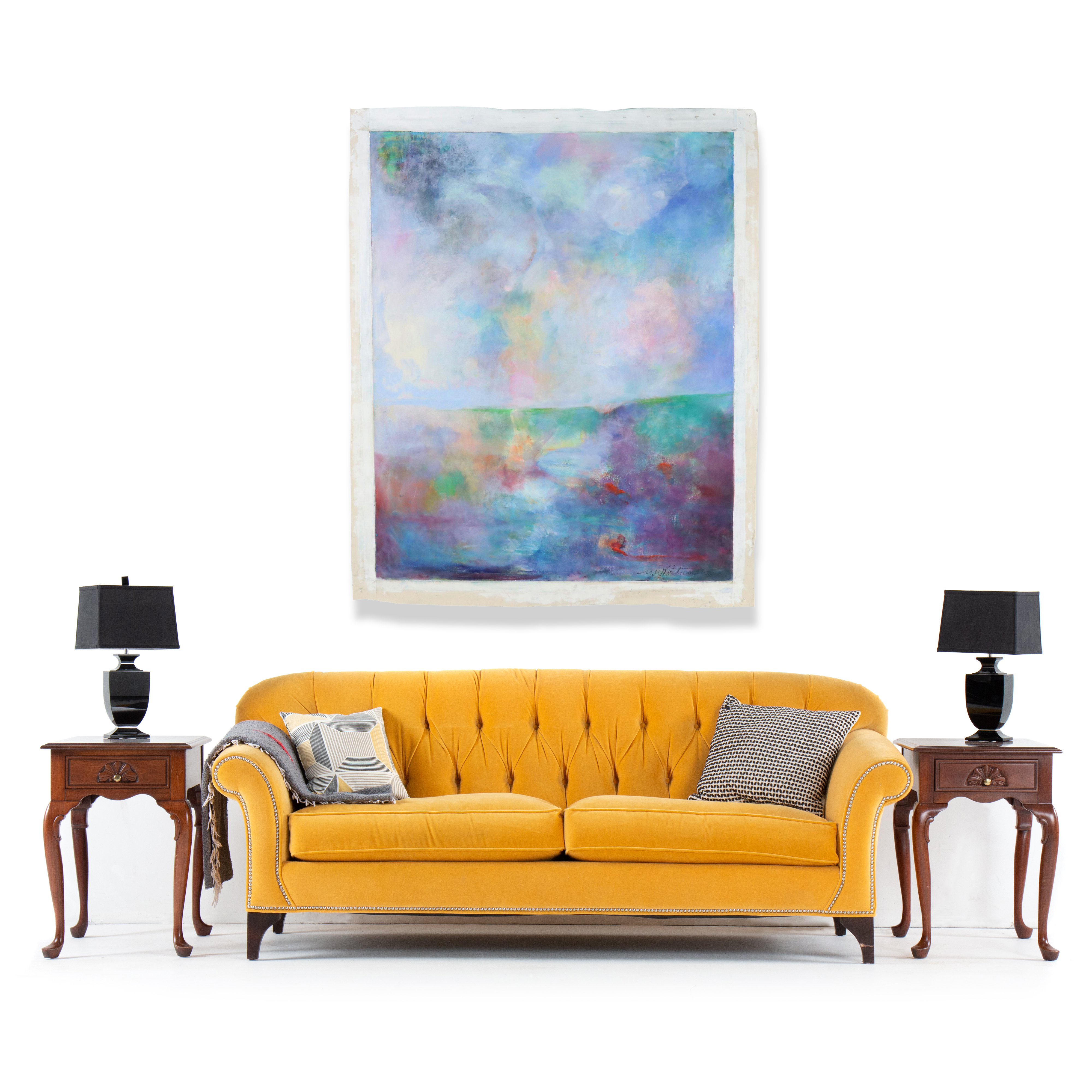 Mark Whitmarsh Abstract Acrylic Painting "Spring Thunder II," 2025