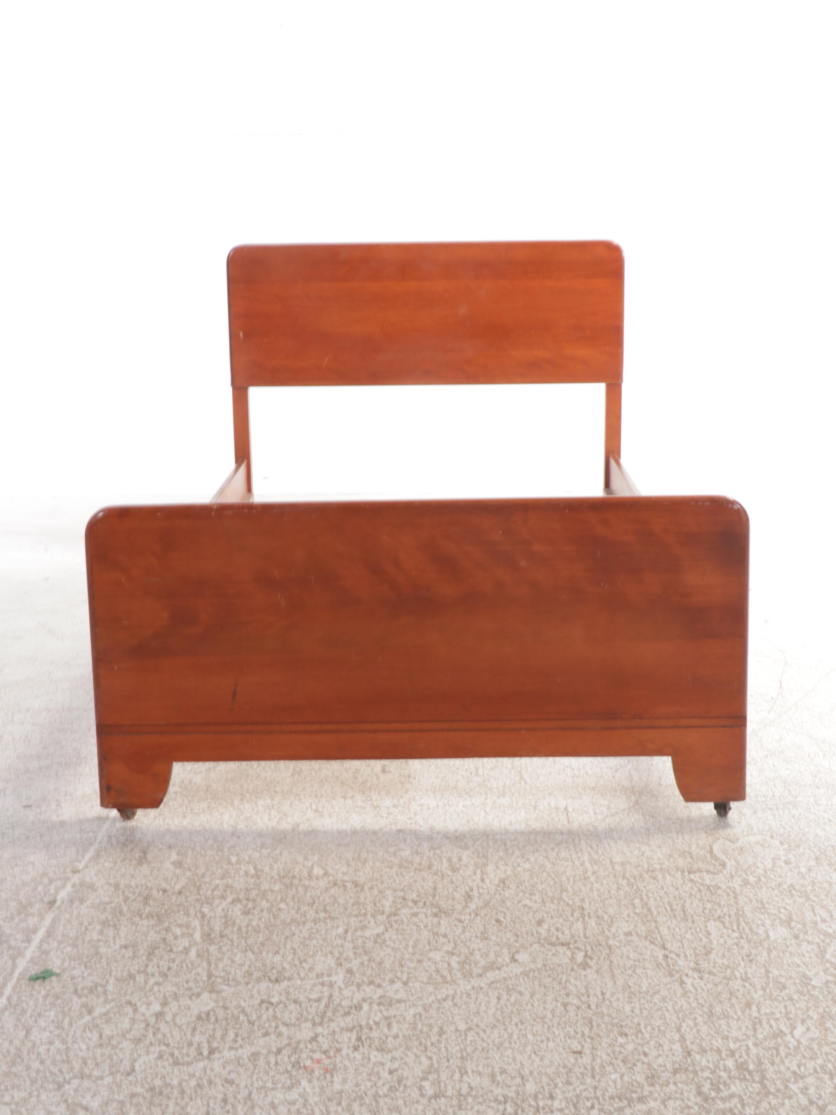 Conant-Ball Co. American Colonial Cherry Washstand with Twin Size Bed