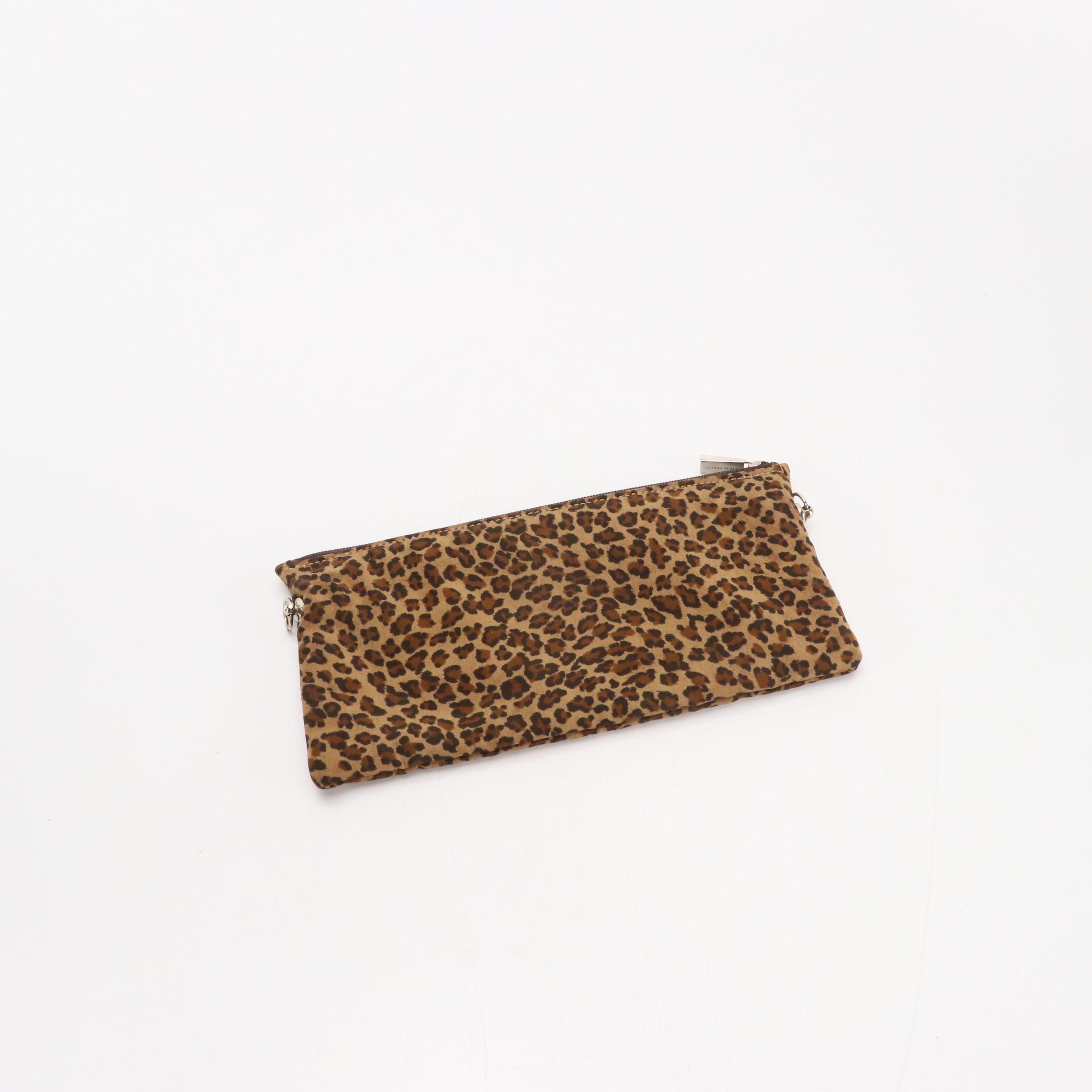 Bottega Veneta Leopard Print Textile/Textured Leather Shoulder Bag and Crossbody