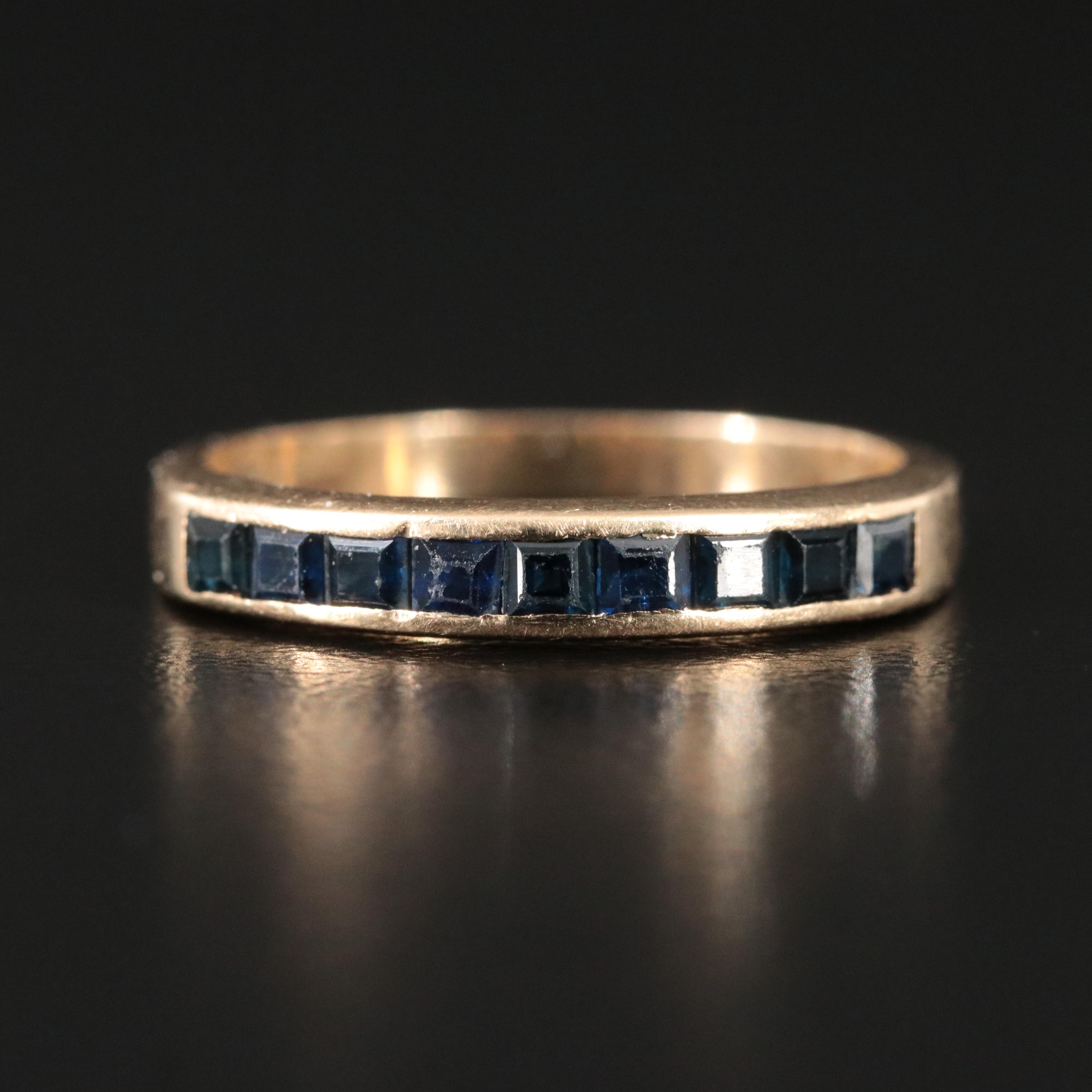 14K Sapphire Ring