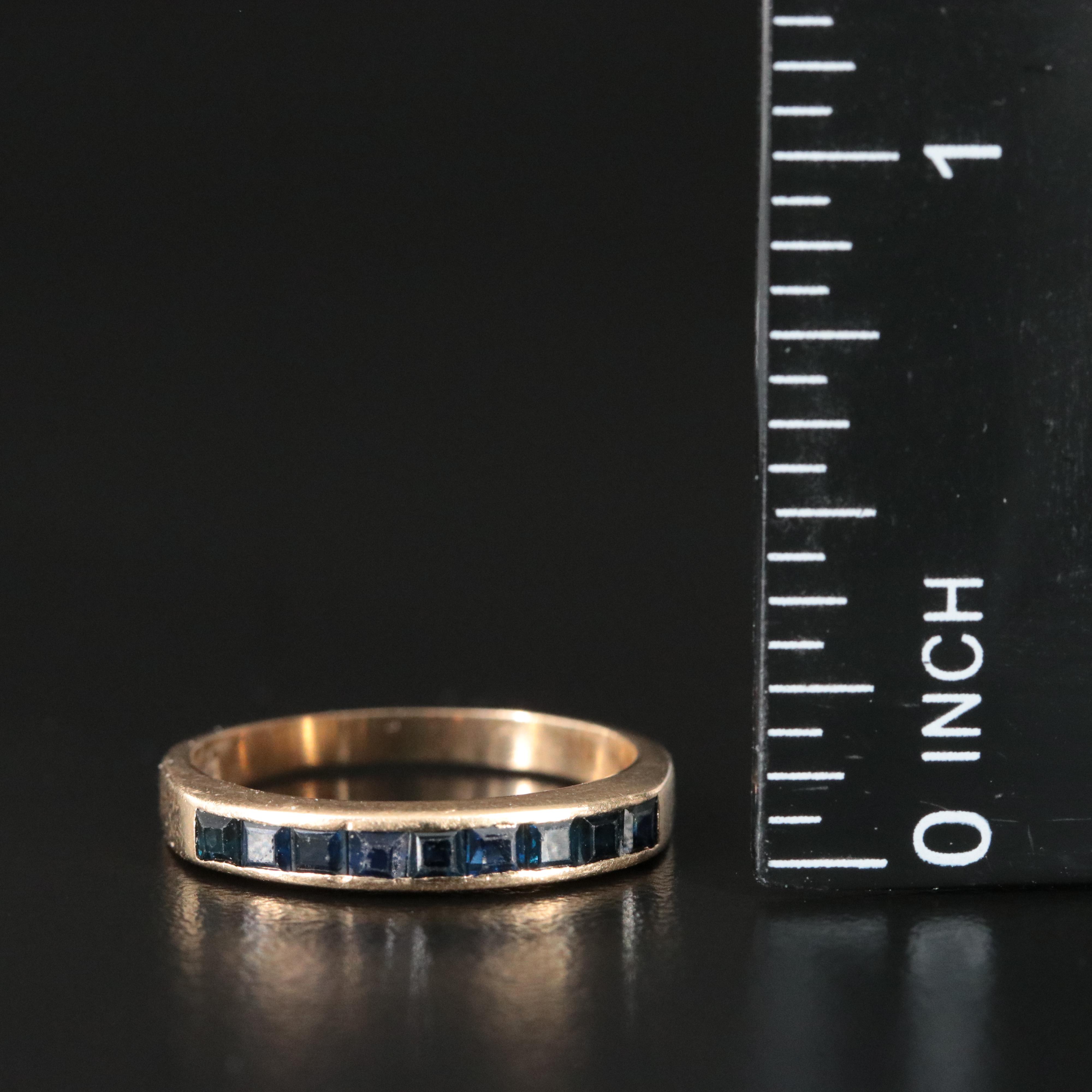 14K Sapphire Ring