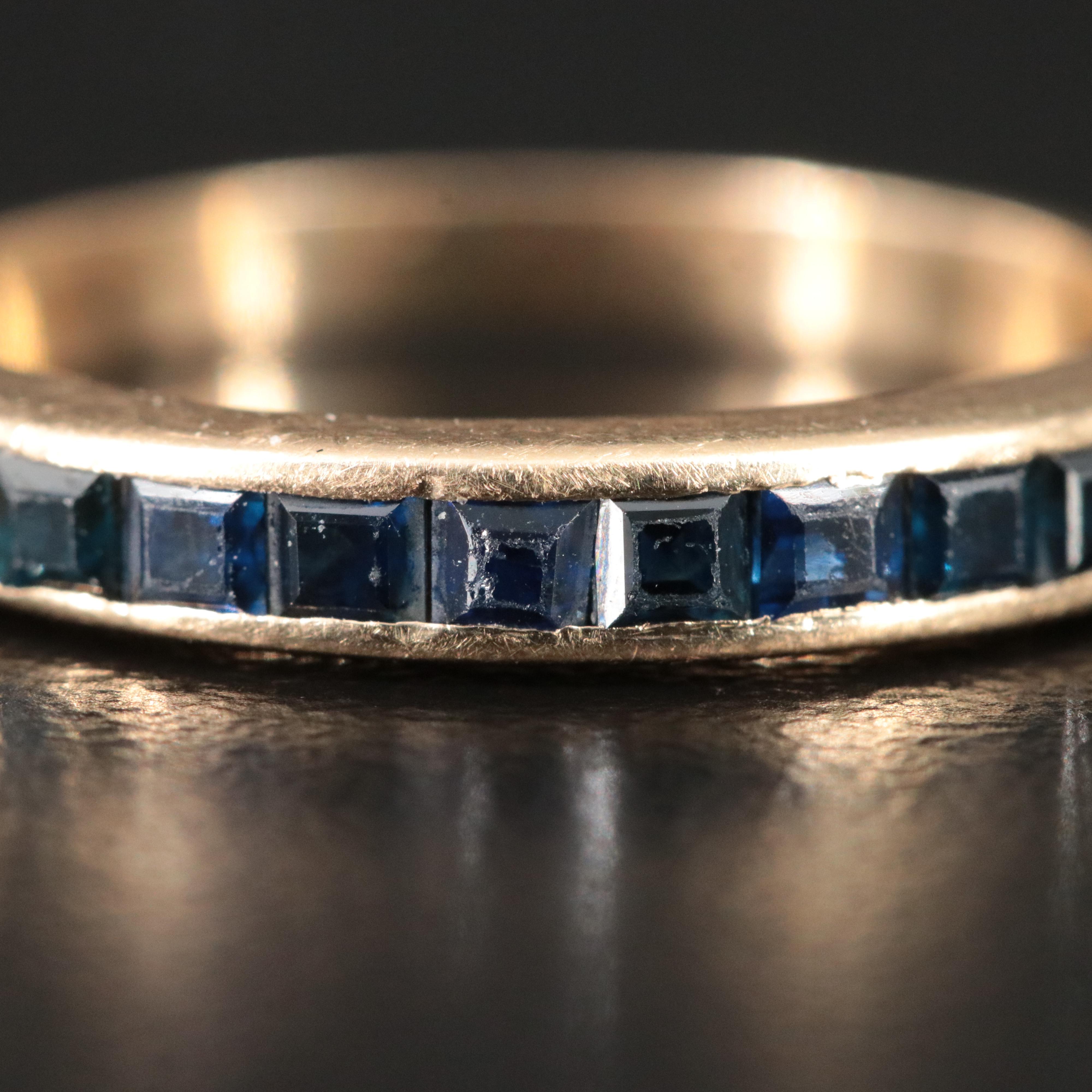 14K Sapphire Ring
