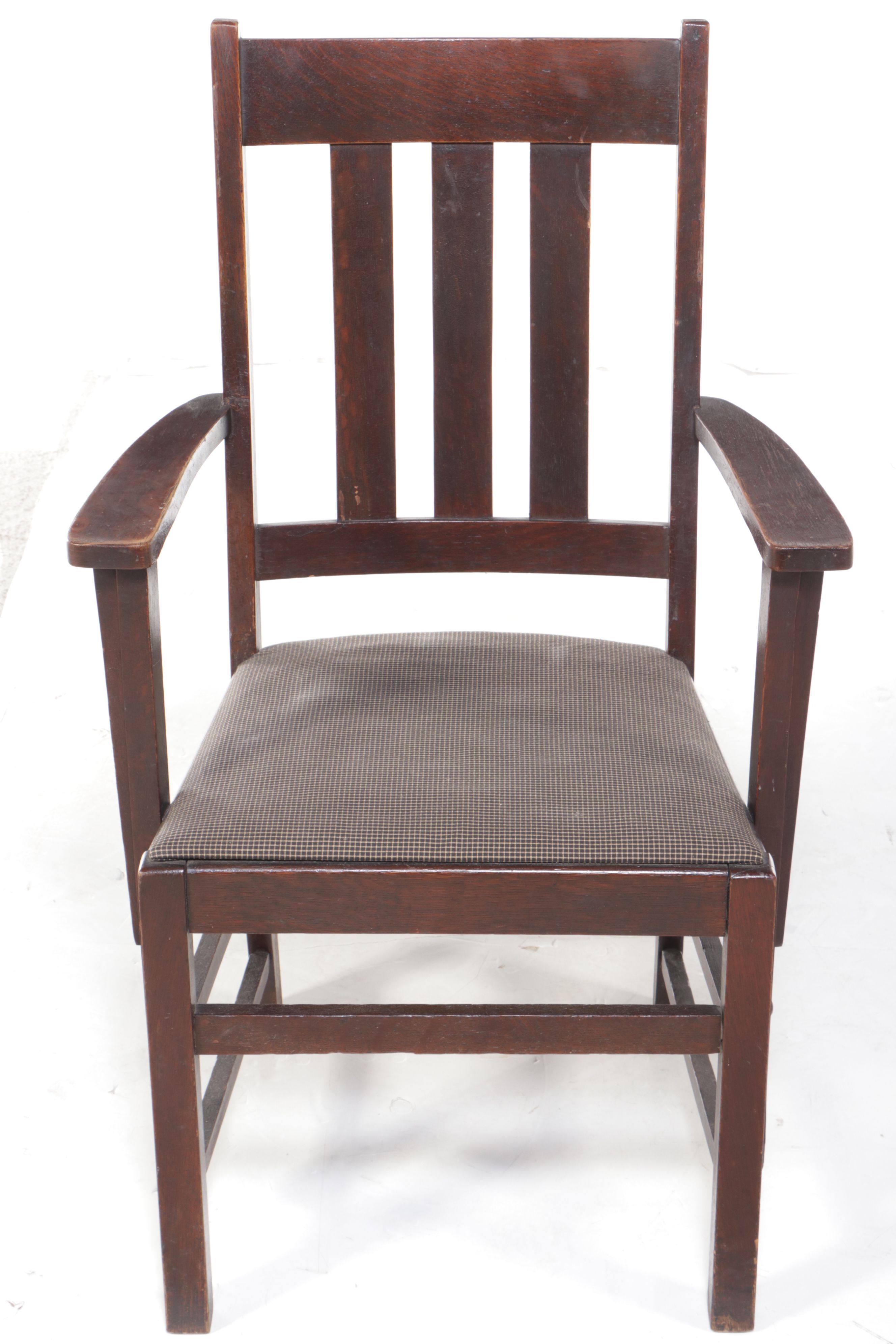Craftsman Style Oak Armchair