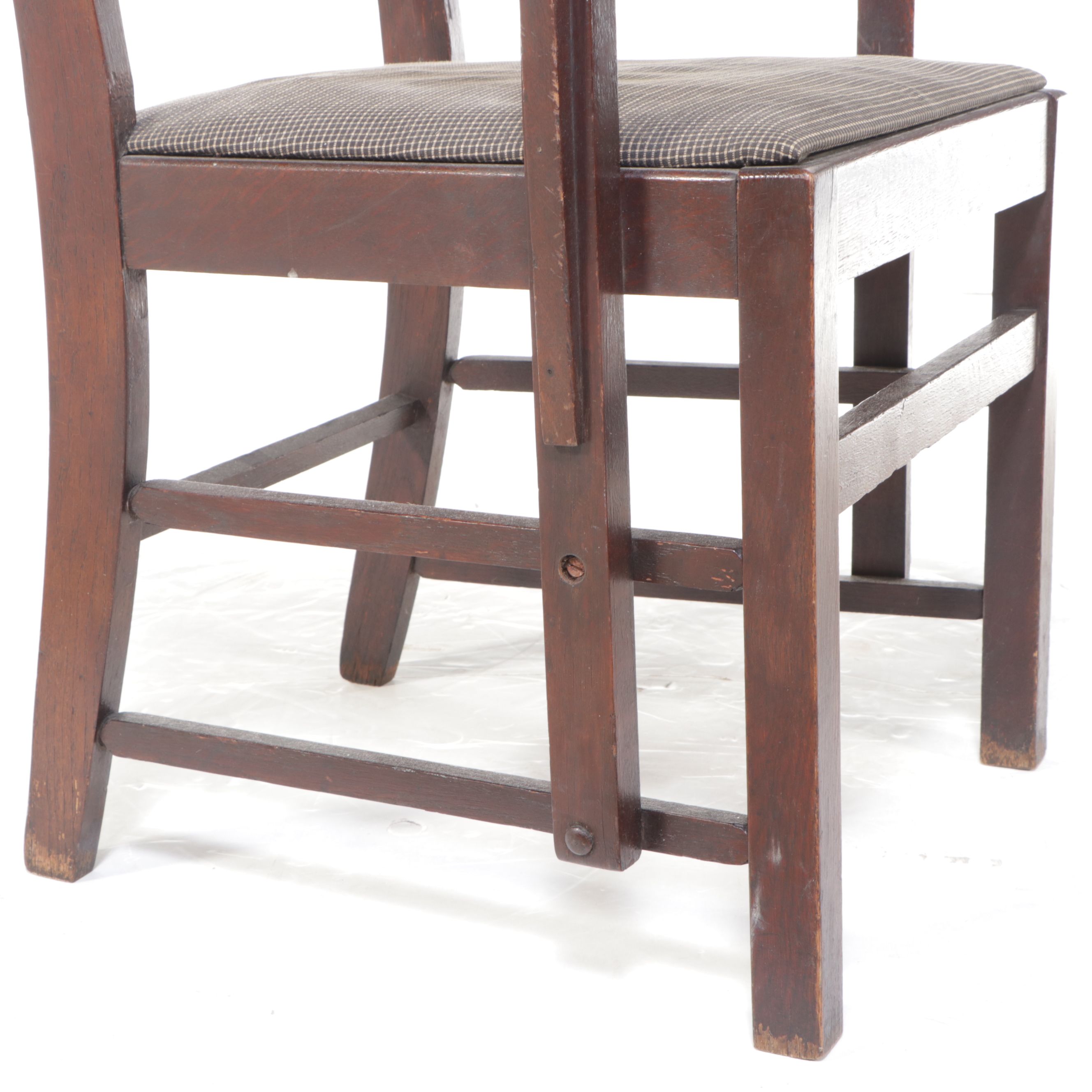 Craftsman Style Oak Armchair