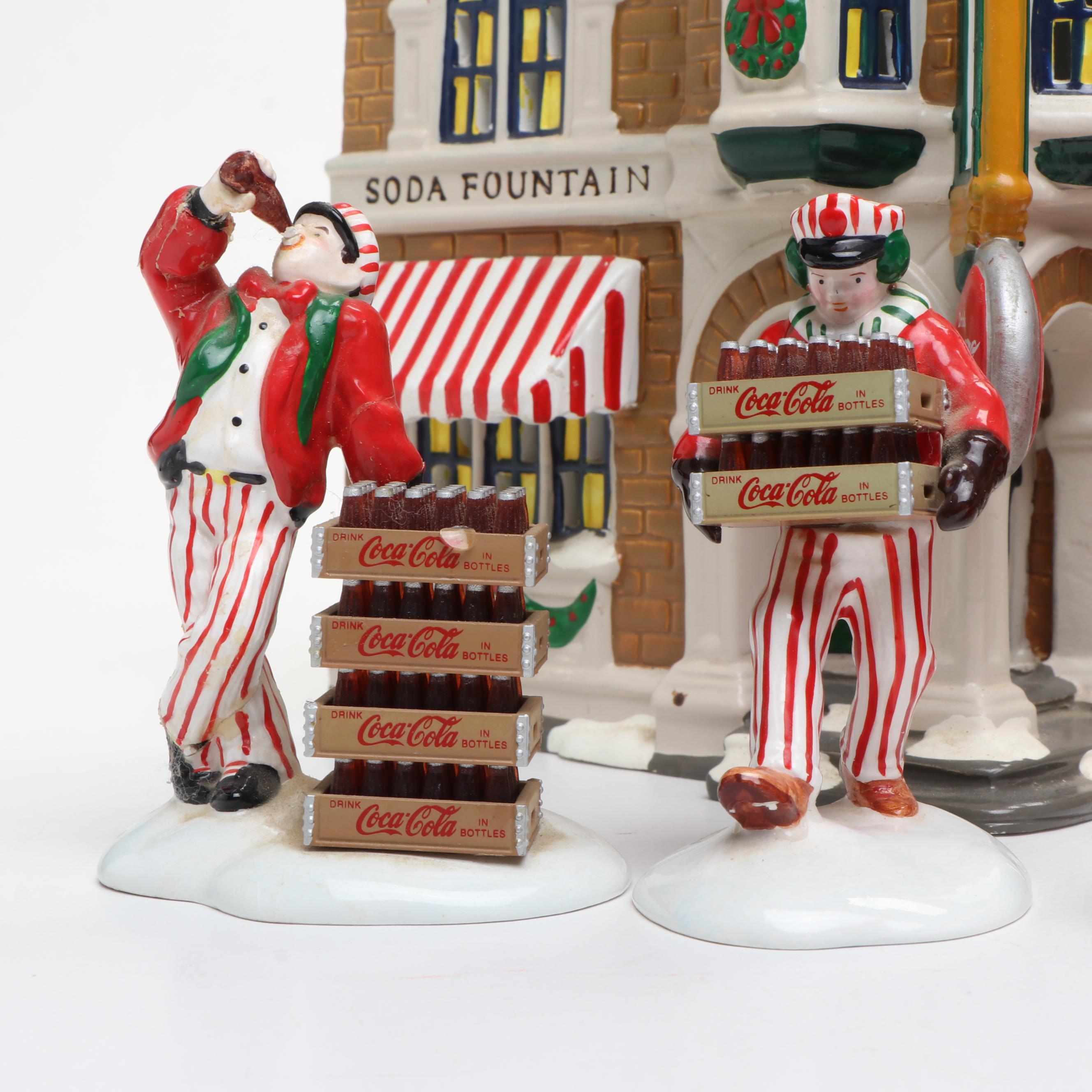 Department 56 "Snow Village" Coca-Cola Series Buildings and Accessories