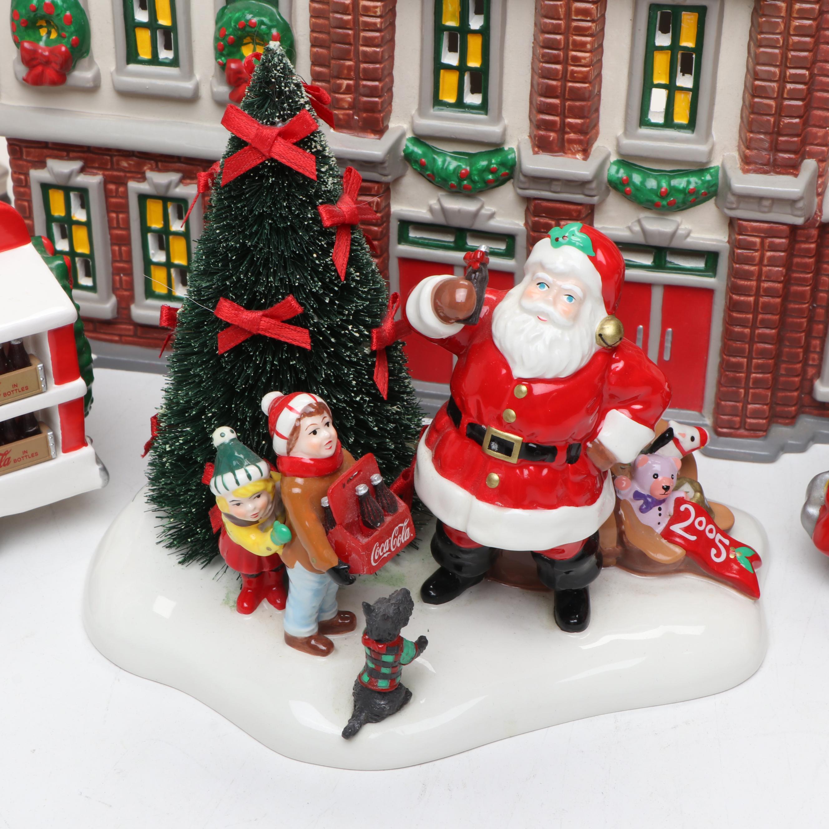Department 56 "Snow Village" Coca-Cola Series Buildings and Accessories