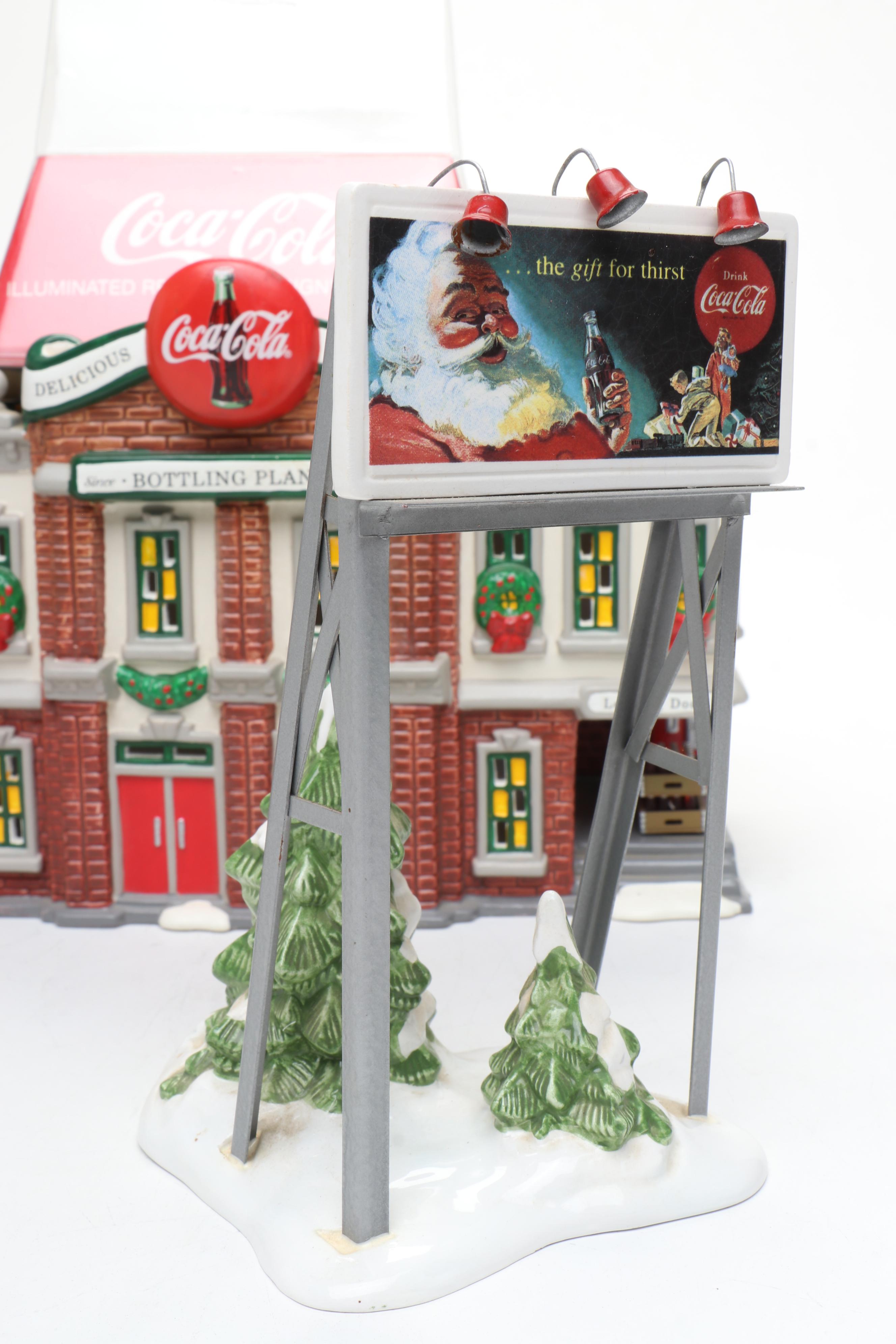 Department 56 "Snow Village" Coca-Cola Series Buildings and Accessories
