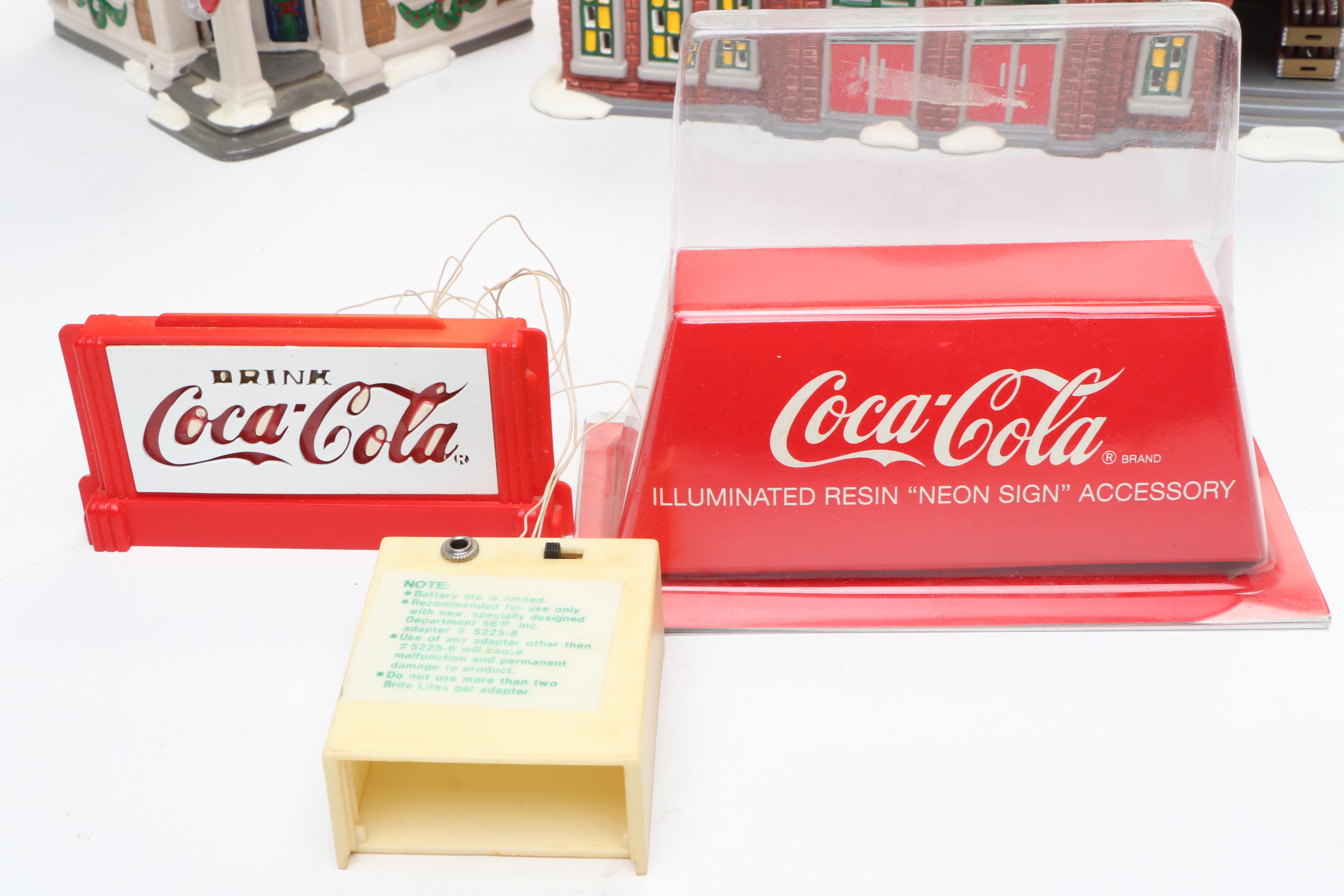 Department 56 "Snow Village" Coca-Cola Series Buildings and Accessories