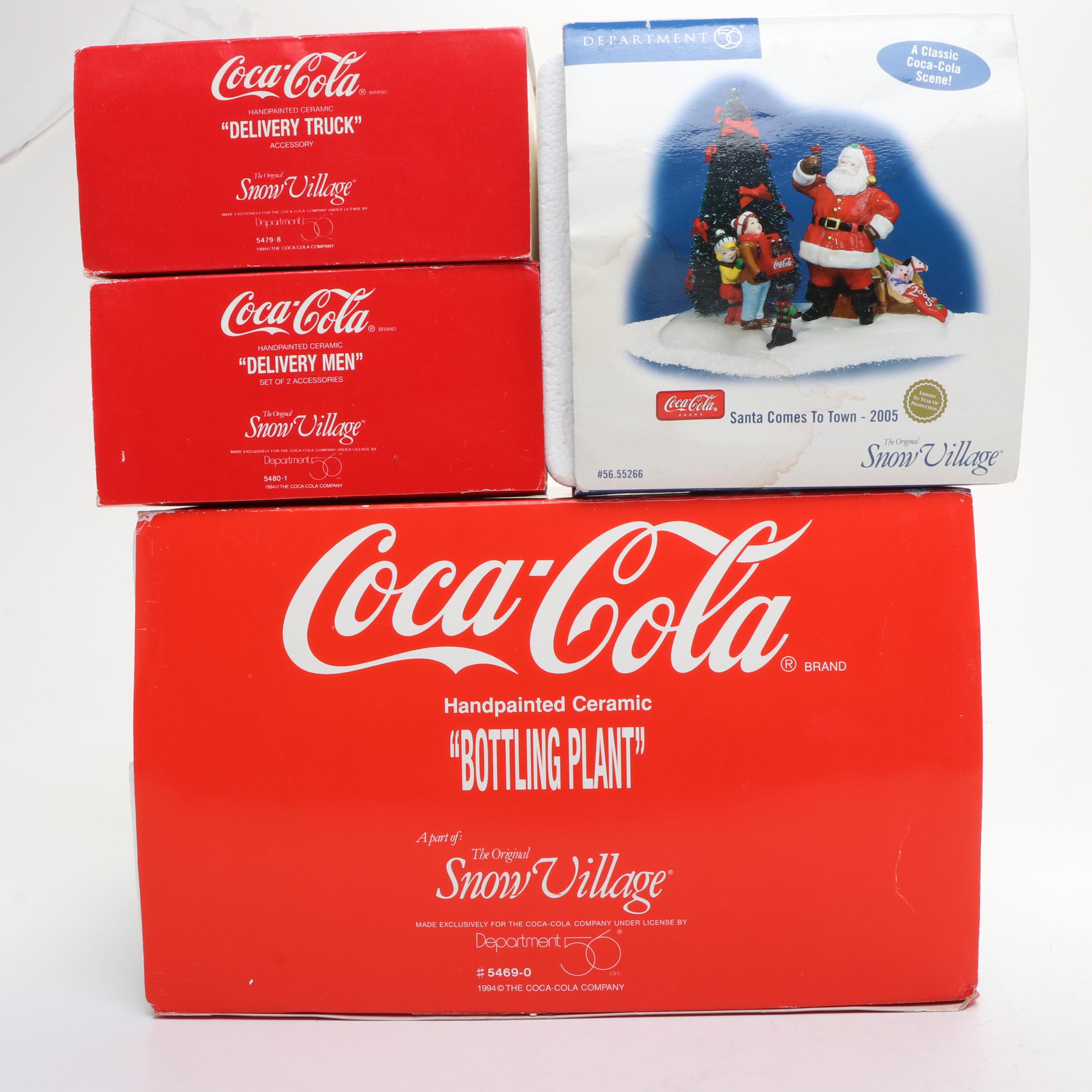 Department 56 "Snow Village" Coca-Cola Series Buildings and Accessories