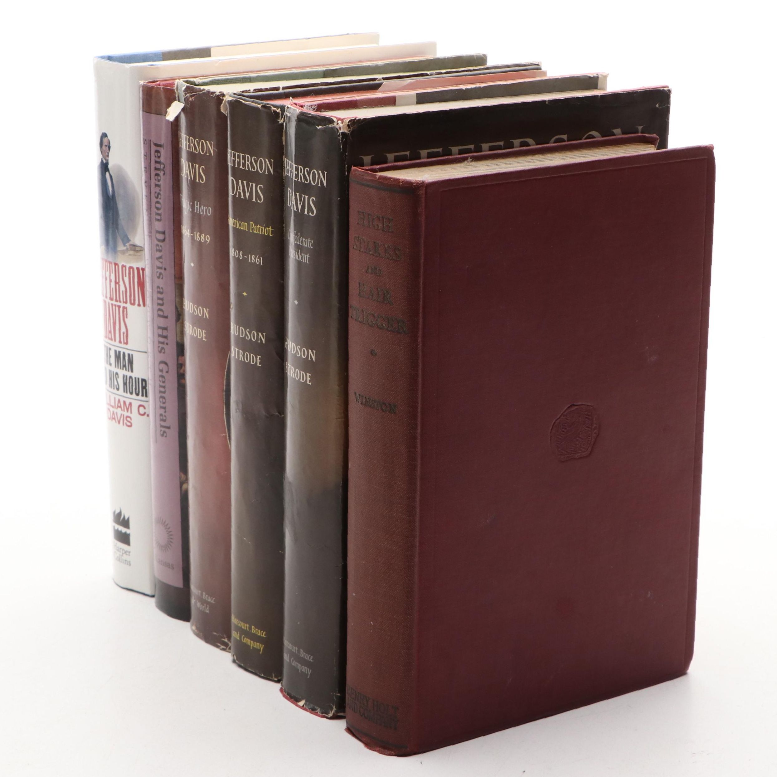 First Edition "Jefferson Davis" by Hudson Strode and More Books