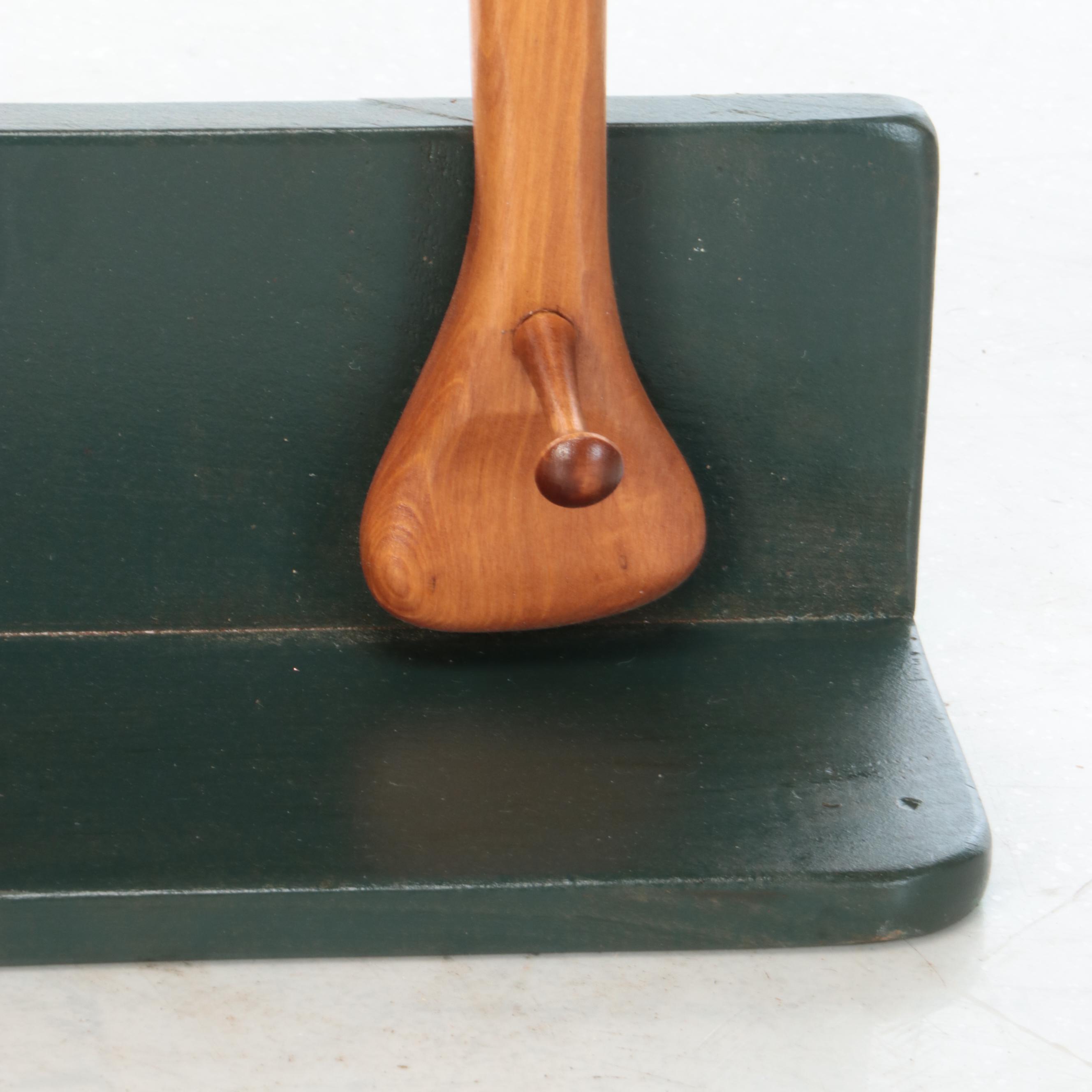 Wooden Oar Hanging Coat Rack