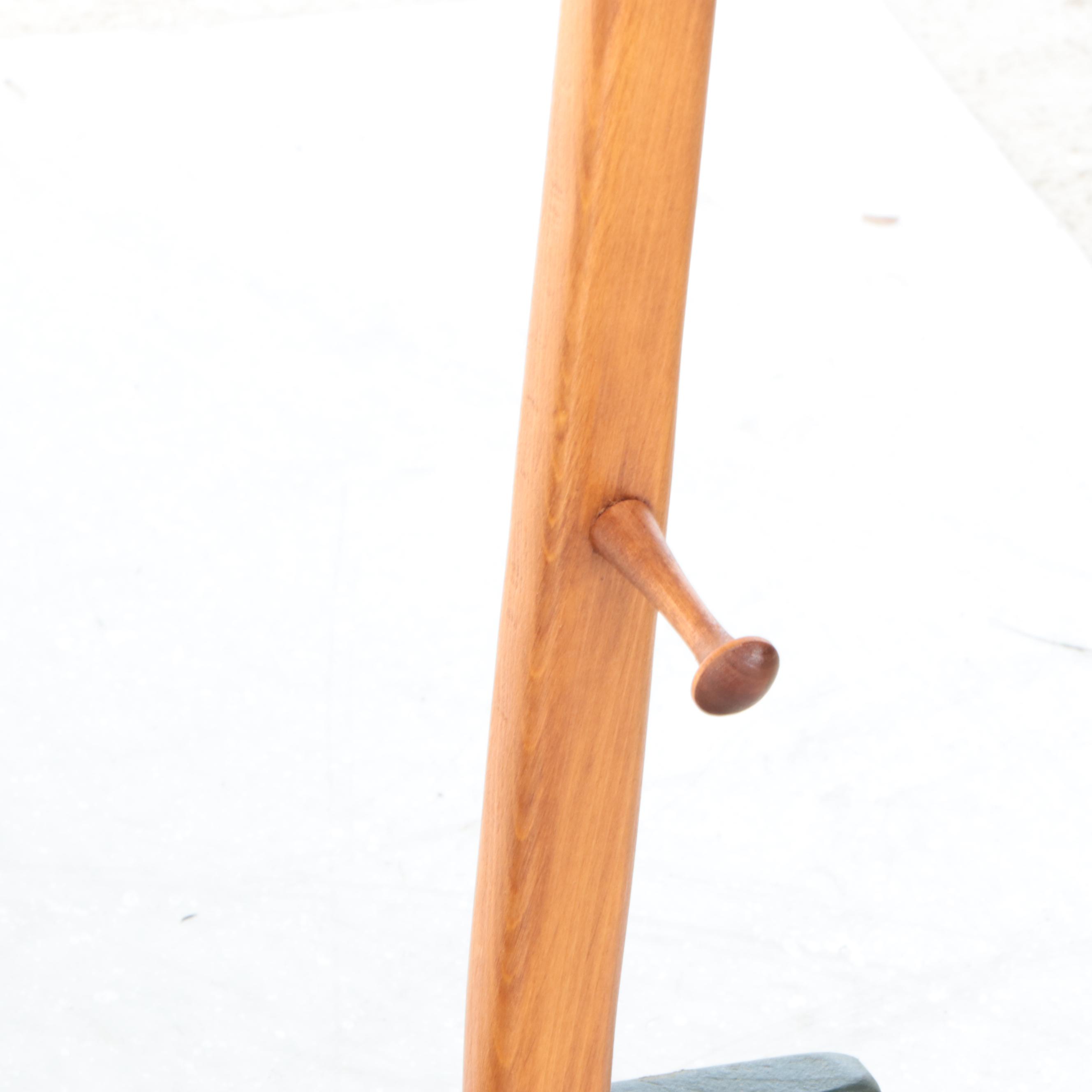 Wooden Oar Hanging Coat Rack
