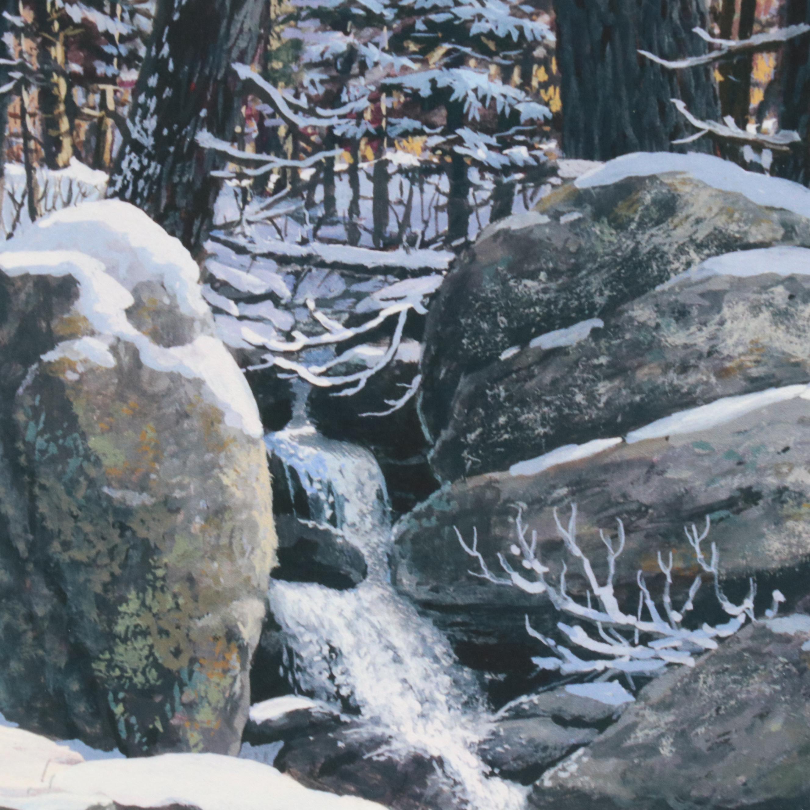 James Kevin Torline Giclée "Winter Wolves," 2006